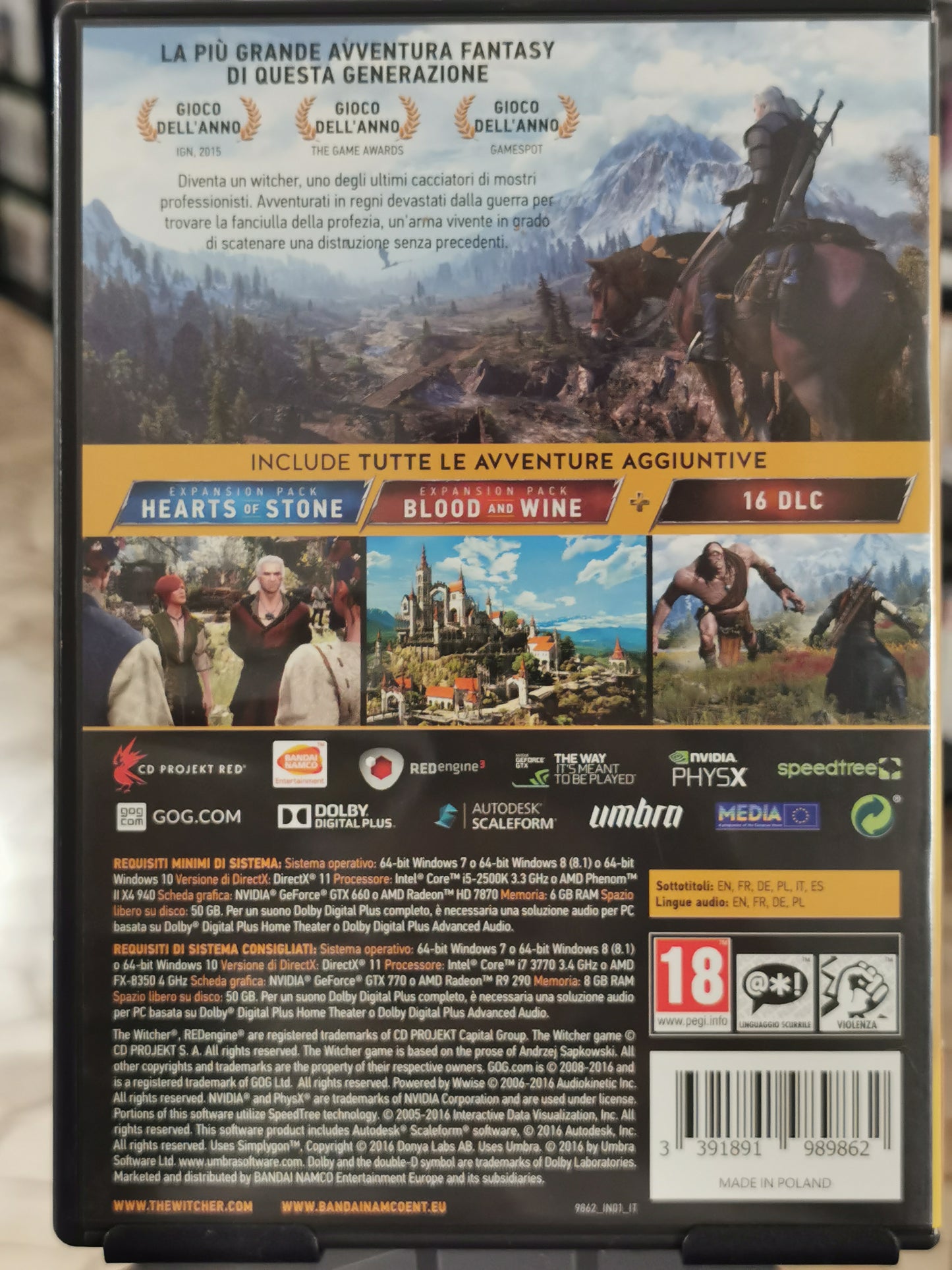 The Witcher 3: Wild Hunt – Game of the Year Edition (PC)