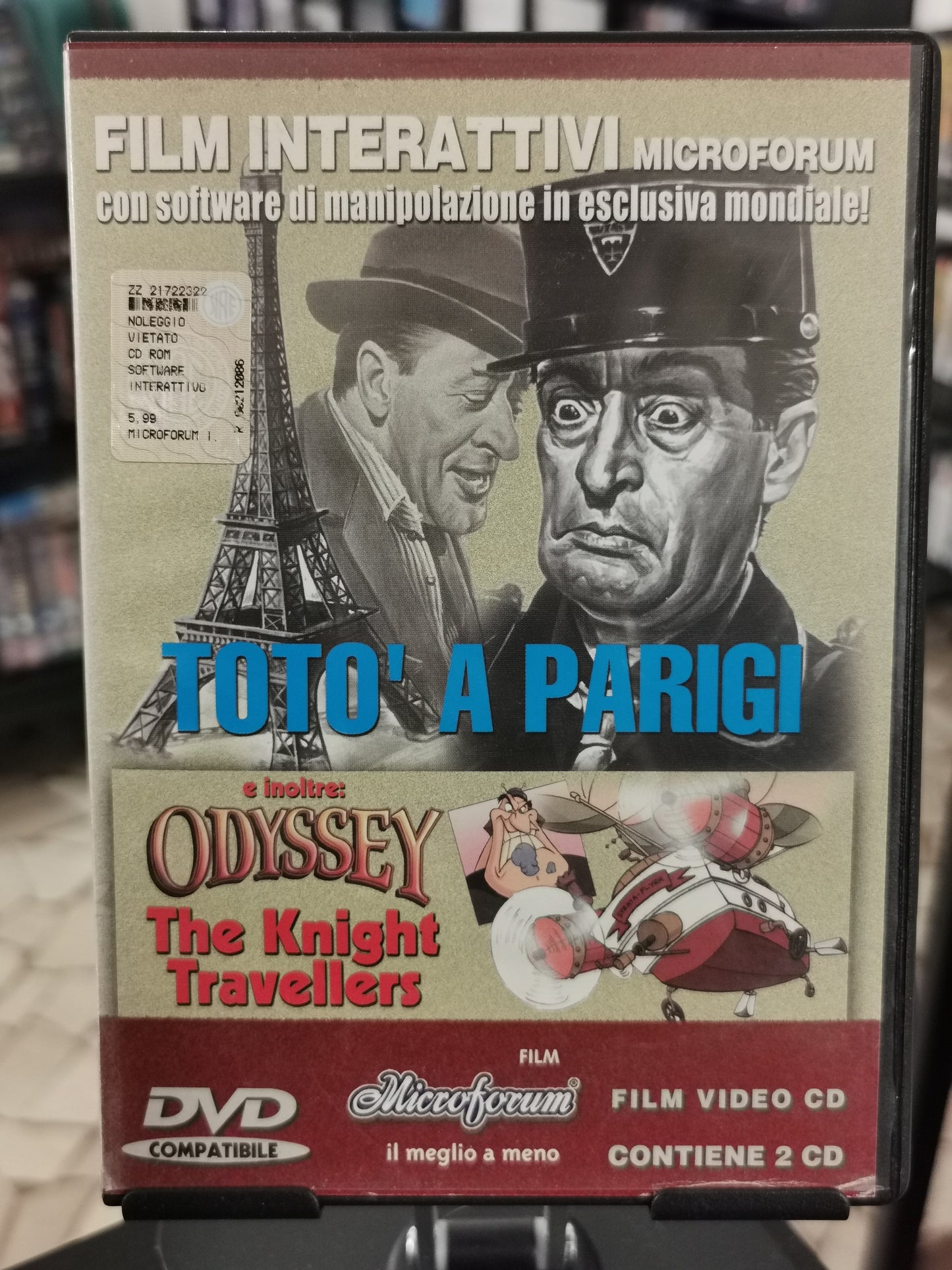 Totò a Parigi + Odyssey: The Knight Travellers – Film CD Interattivi (DVD)
