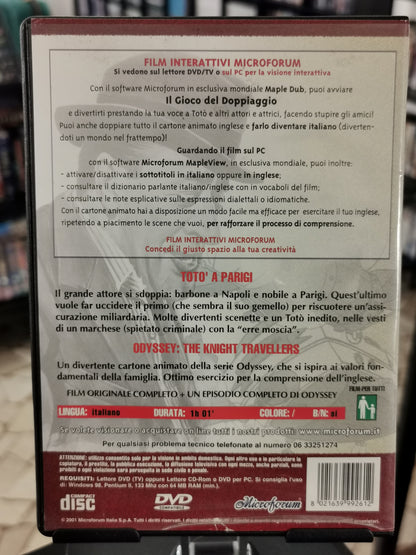 Totò a Parigi + Odyssey: The Knight Travellers – Film CD Interattivi (DVD)