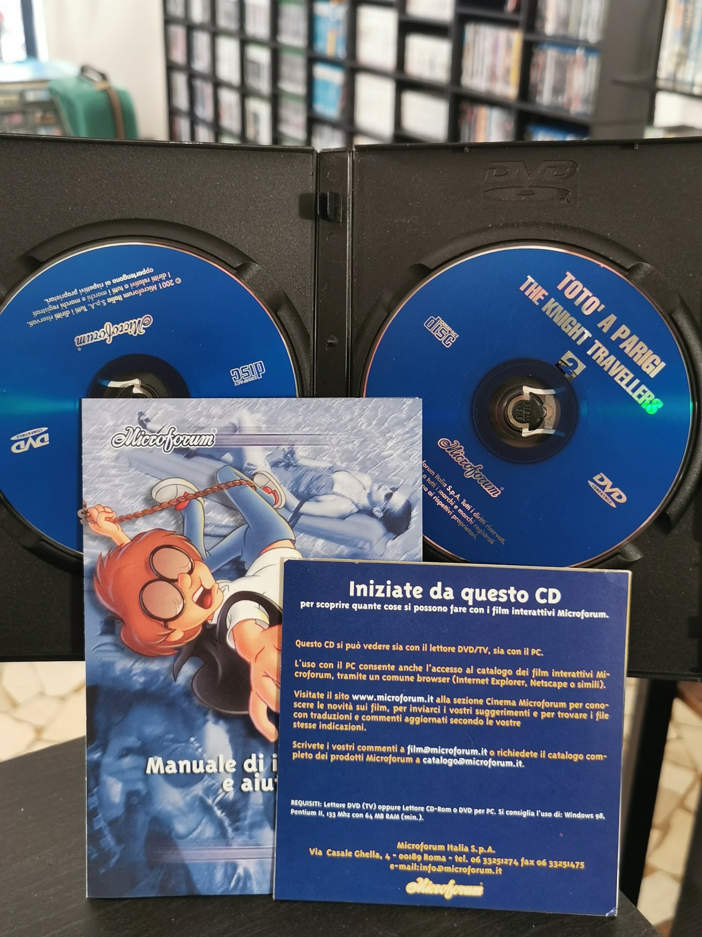 Totò a Parigi + Odyssey: The Knight Travellers – Film CD Interattivi (DVD)