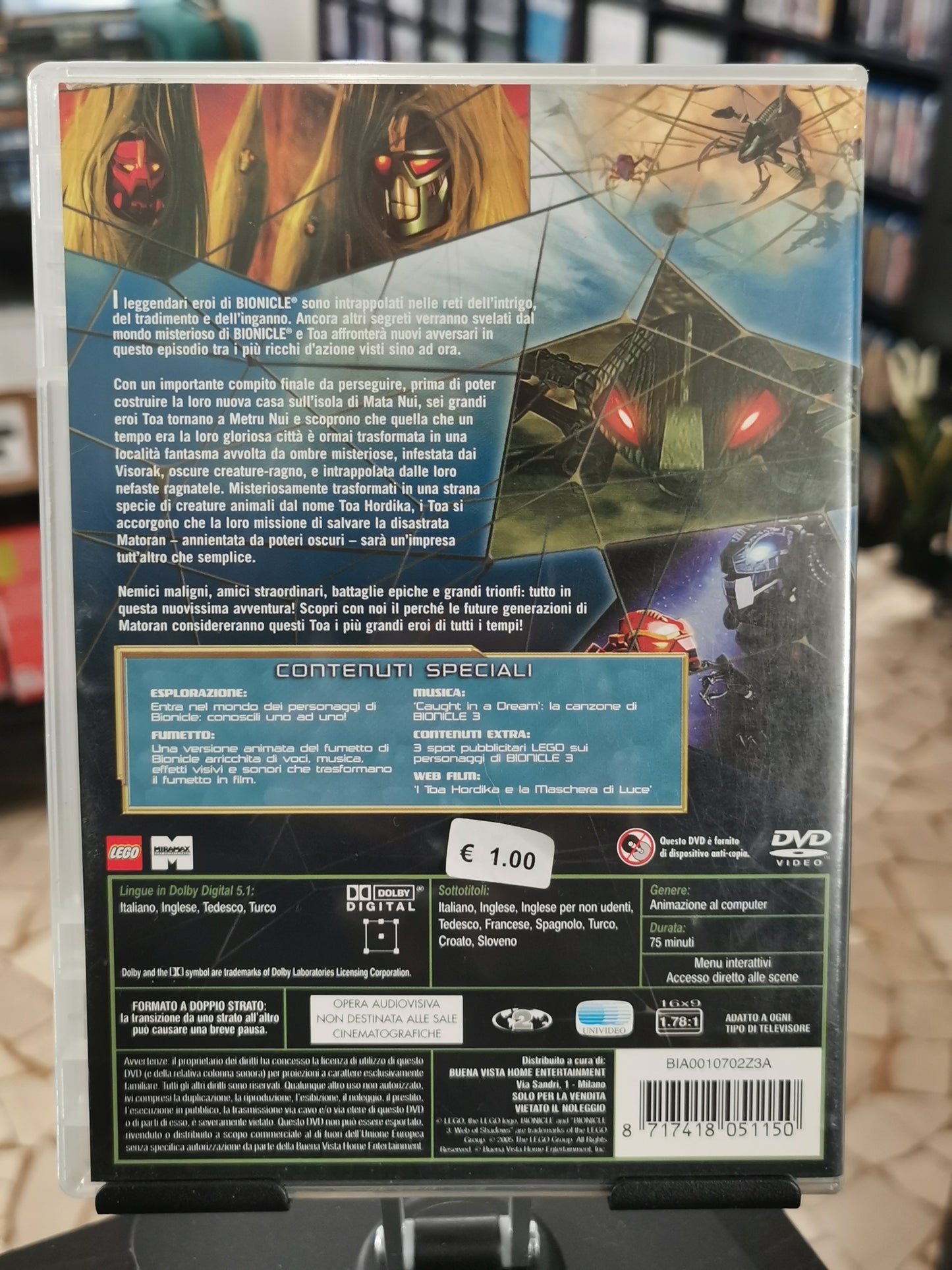 Bionicle 3 – Le Ombre del Mistero (DVD)