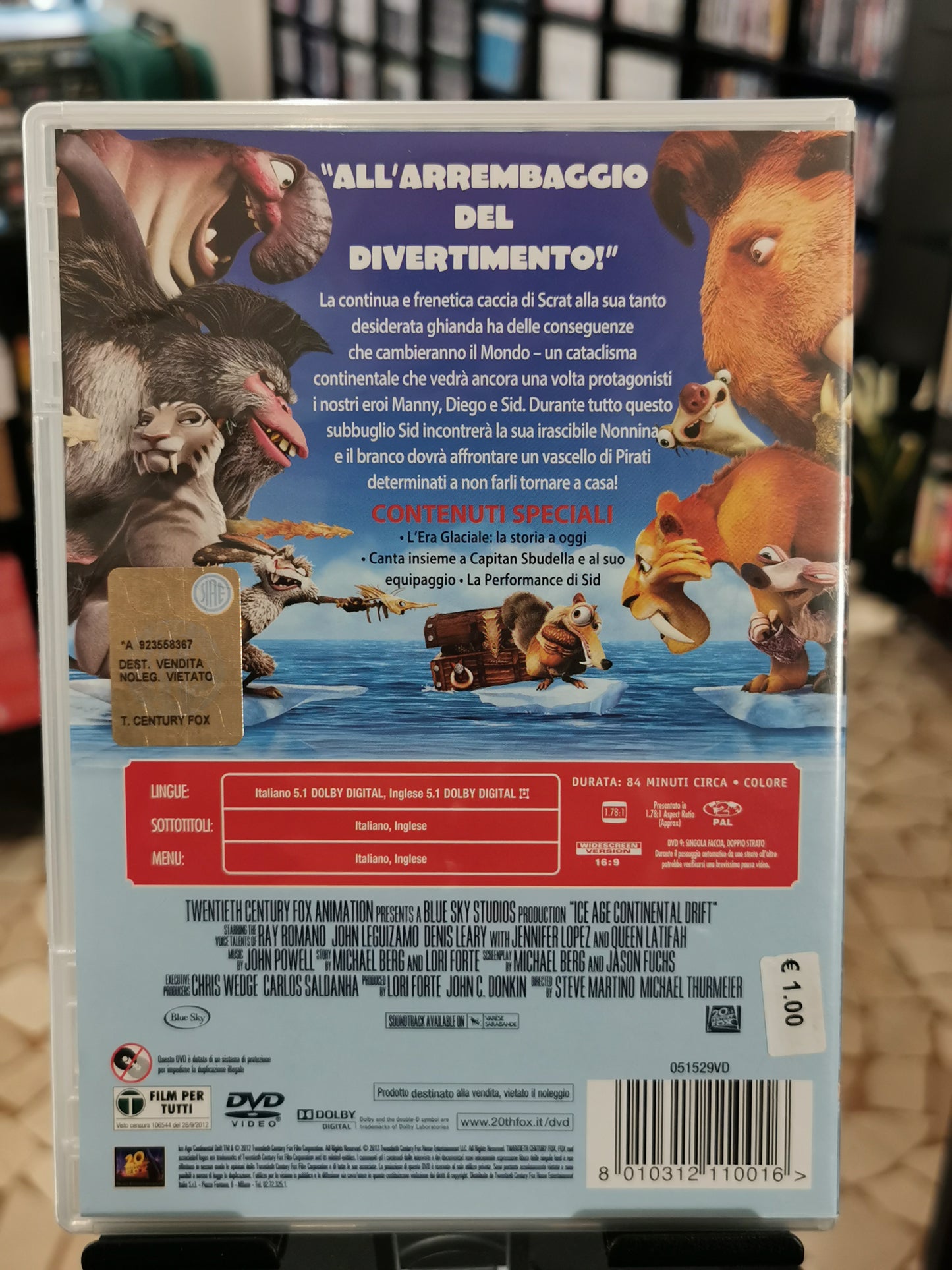 L’Era Glaciale 4 – Continenti alla Deriva (DVD)