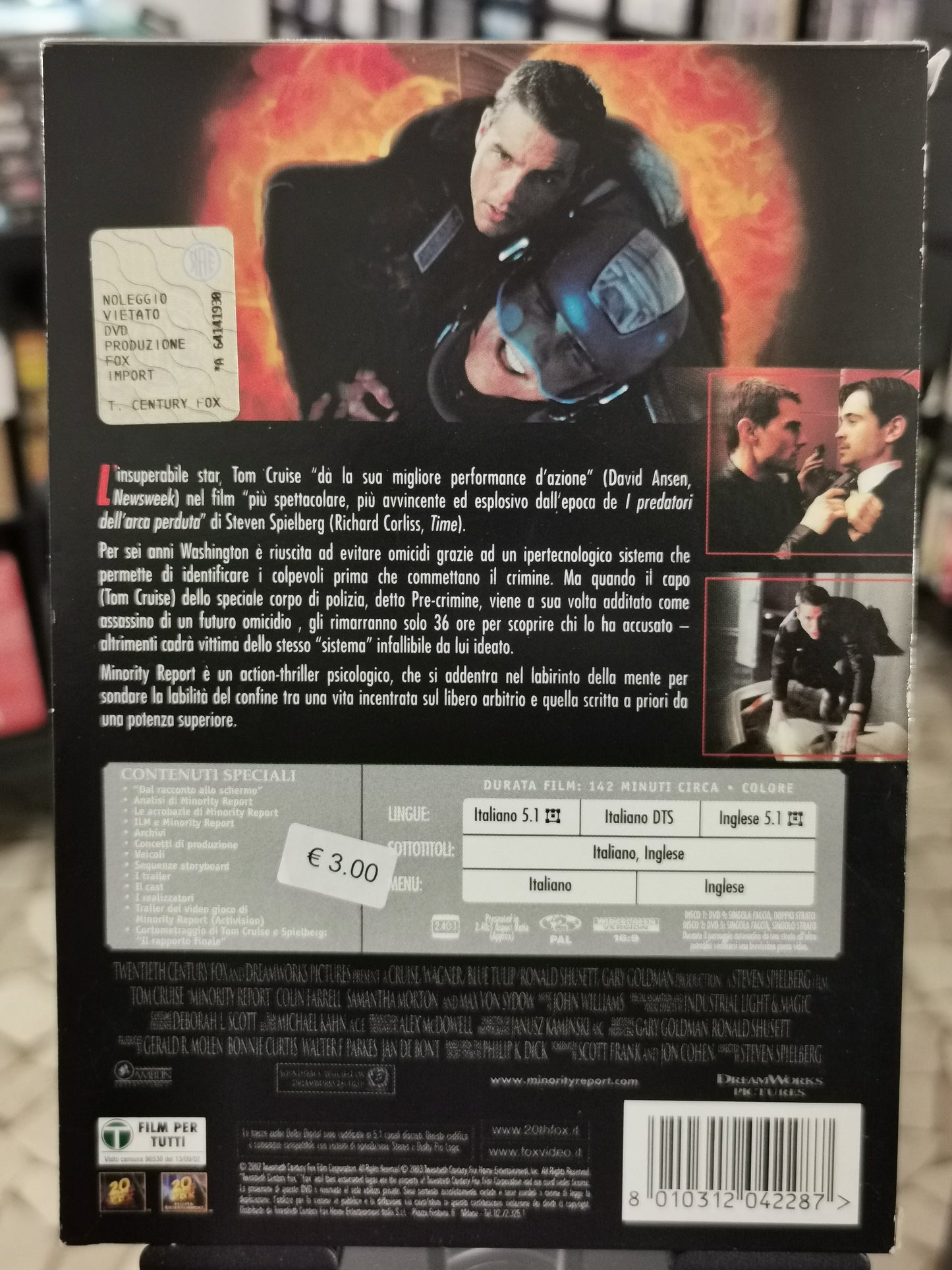 Minority Report – Edizione Speciale 2 Dischi (DVD)