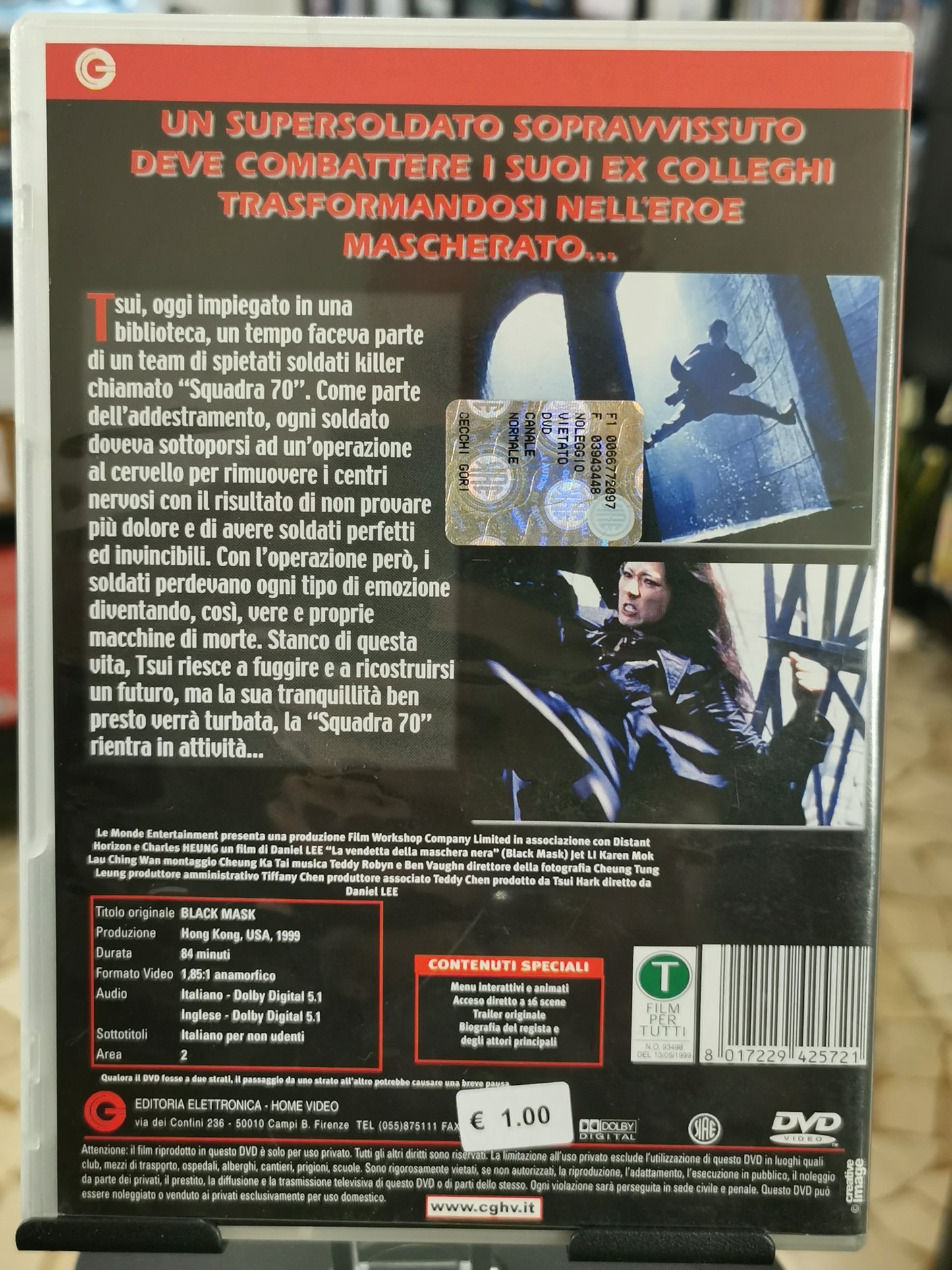 La Vendetta della Maschera Nera (DVD)