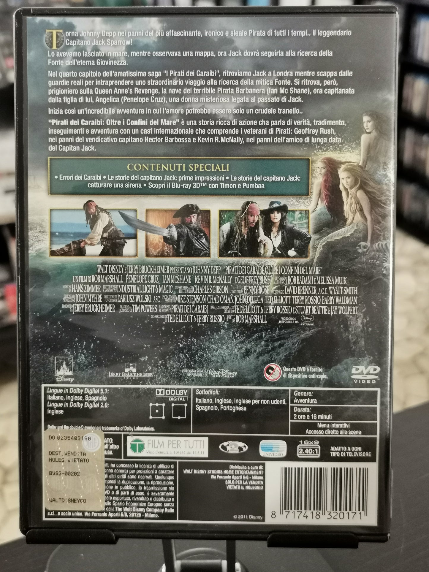 Pirati dei Caraibi – Oltre i Confini del Mare (DVD)