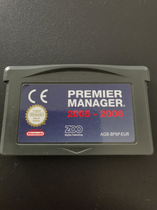Premier Manager 2005–2006 (GBA) *loose