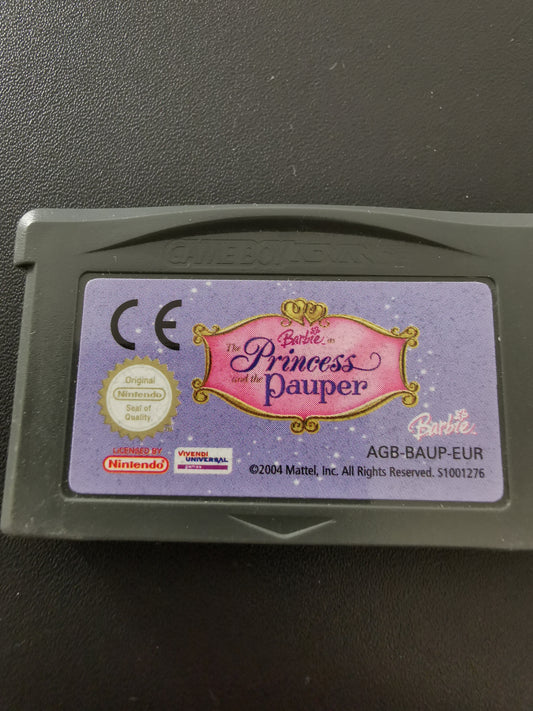 Barbie as The Princess and the Pauper (GBA) *loose