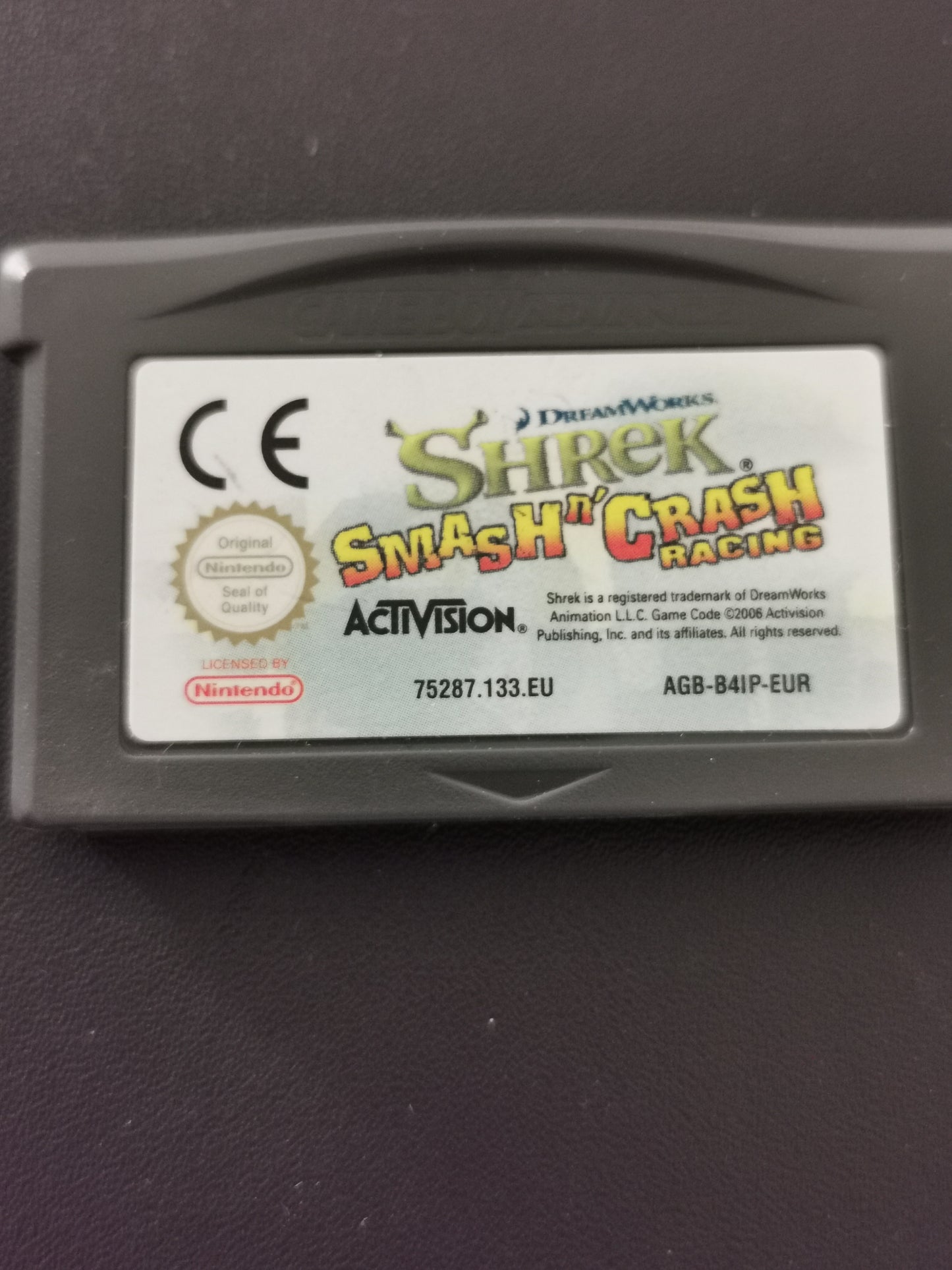 Shrek Smash n' Crash Racing (GBA) *loose