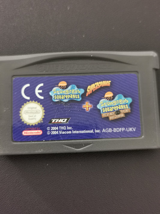 SpongeBob SquarePants: SuperSponge + Revenge of the Flying Dutchman (GBA) *loose