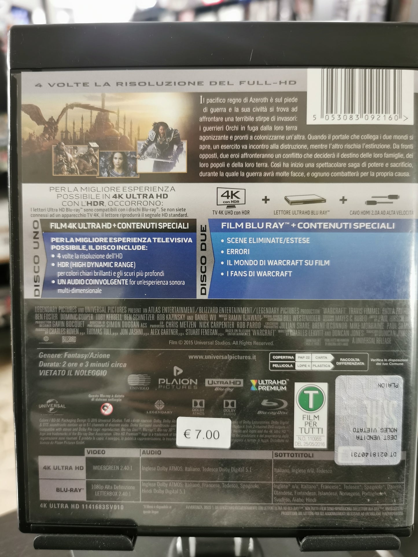 Warcraft – L’inizio (BR ULTRA HD)