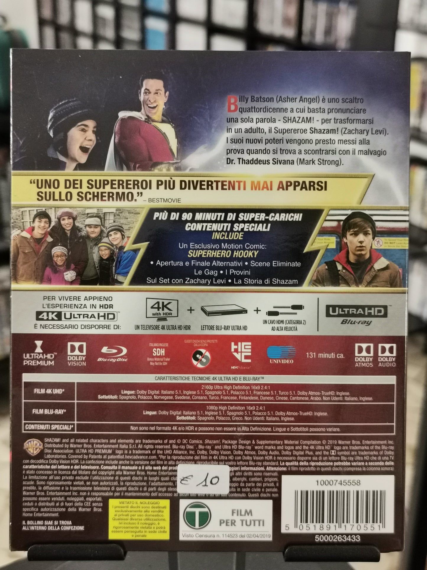Shazam! (BR ULTRA HD)