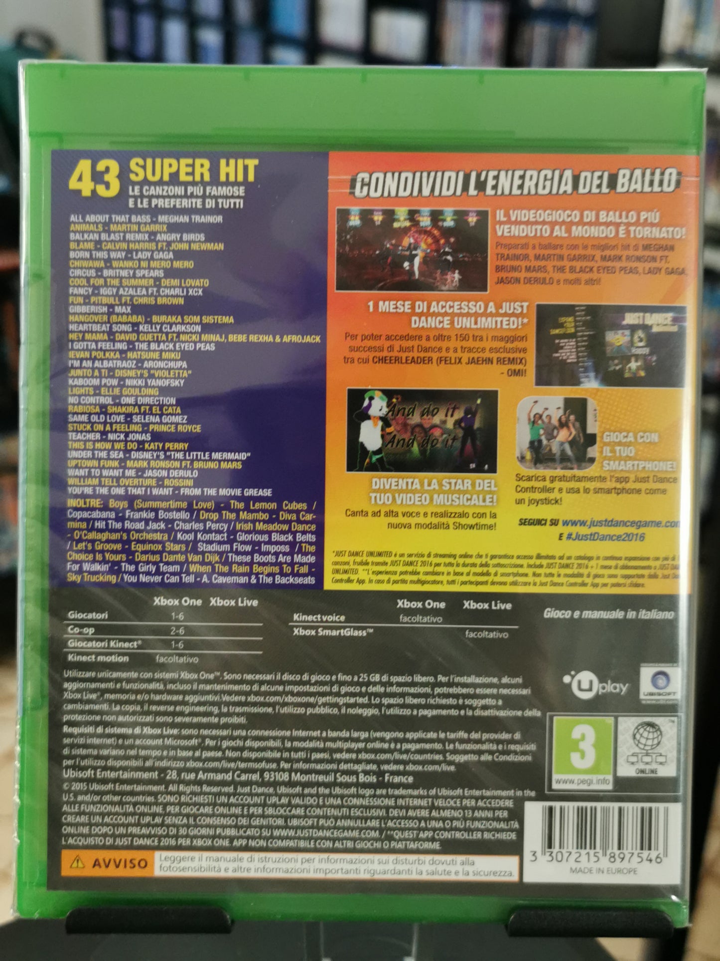 Just Dance 2016 (Xbox One) *Nuovo