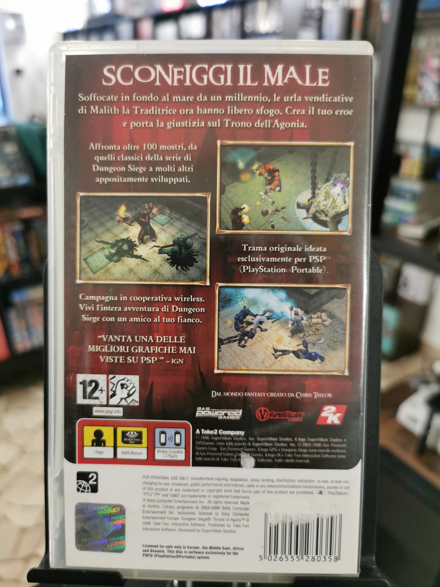 Dungeon Siege: Throne Of Agony (PSP)