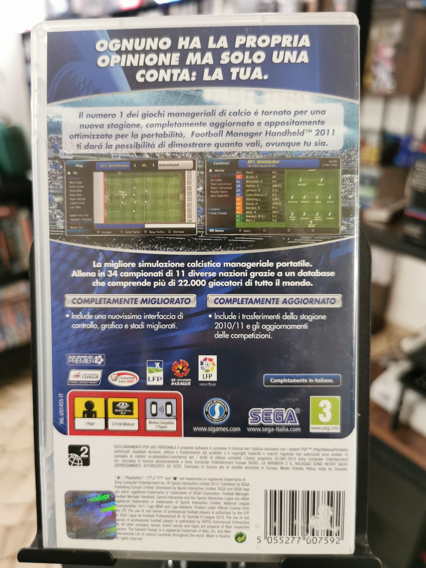 Football Manager Handheld 2011 (PSP)
