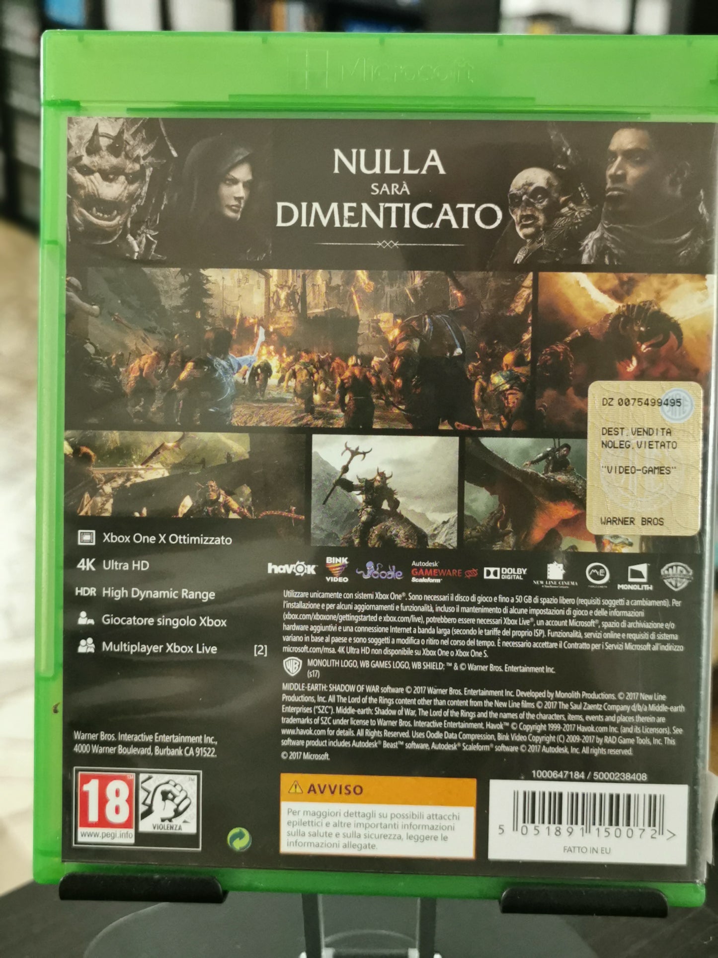 La Terra di Mezzo: L'Ombra della Guerra (Xbox One)