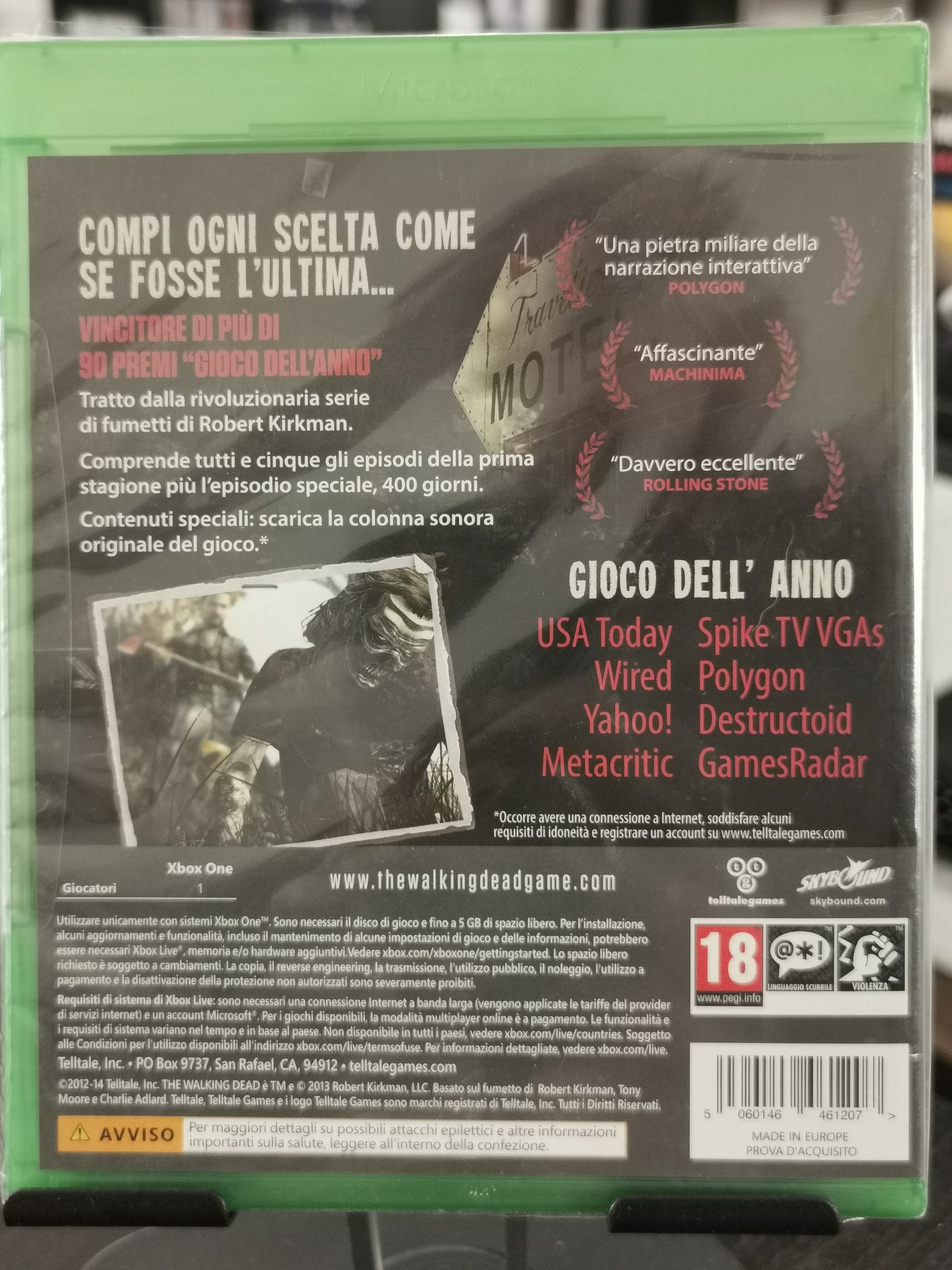 The Walking Dead – A Telltale Games Series: Prima Stagione + 400 Giorni (Xbox One) *Nuovo