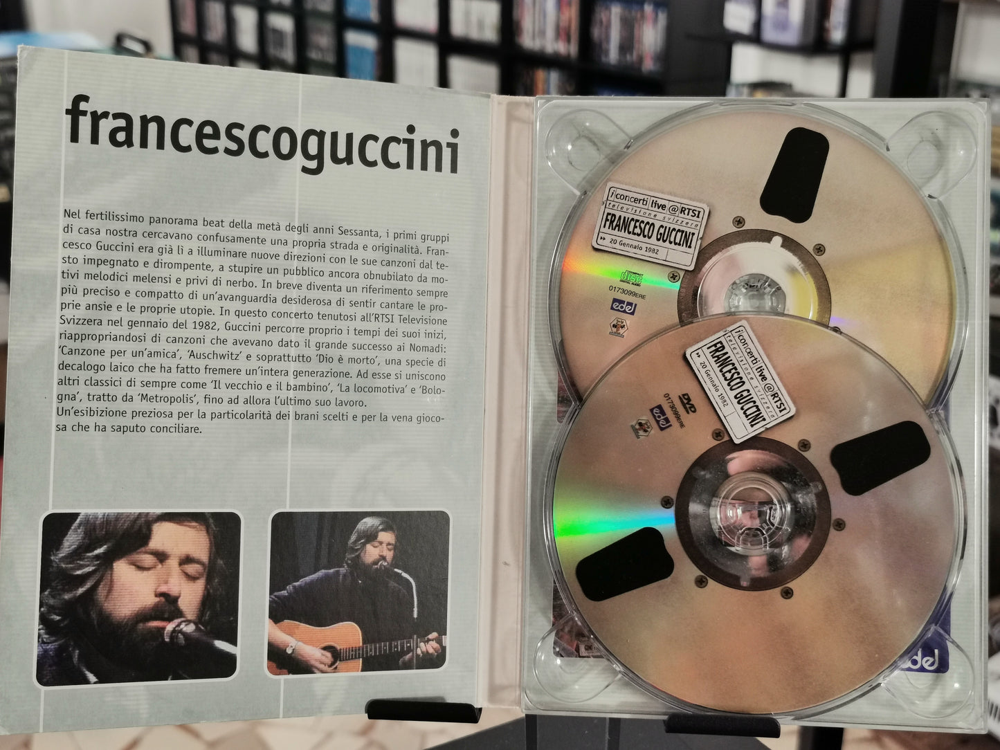 Francesco Guccini – I Concerti Live @ RTSI Cd+Dvd (DVD)