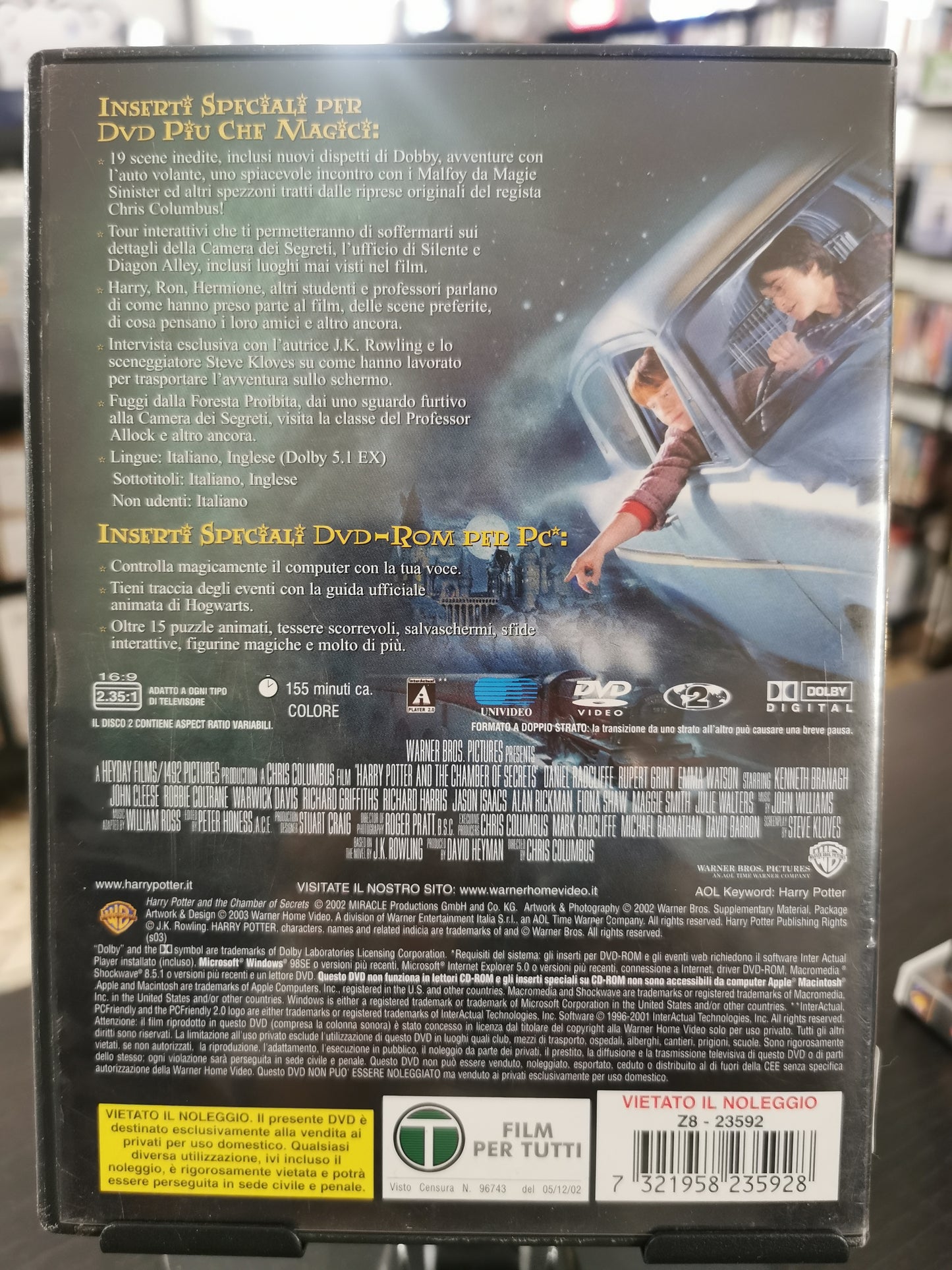 Harry Potter e la Camera dei Segreti  – Edizione Widescreen (DVD)