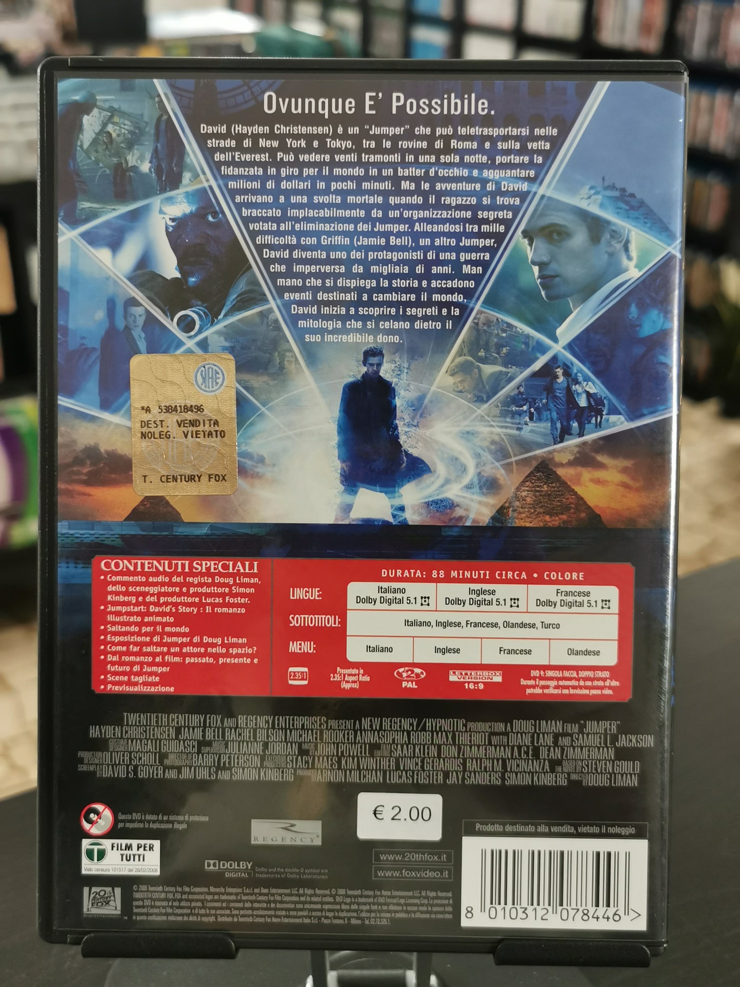 Jumper – Senza Confini (DVD)