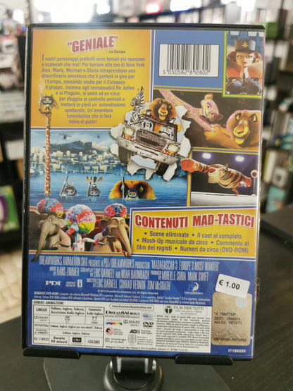 Madagascar 3: Ricercati In Europa (DVD)
