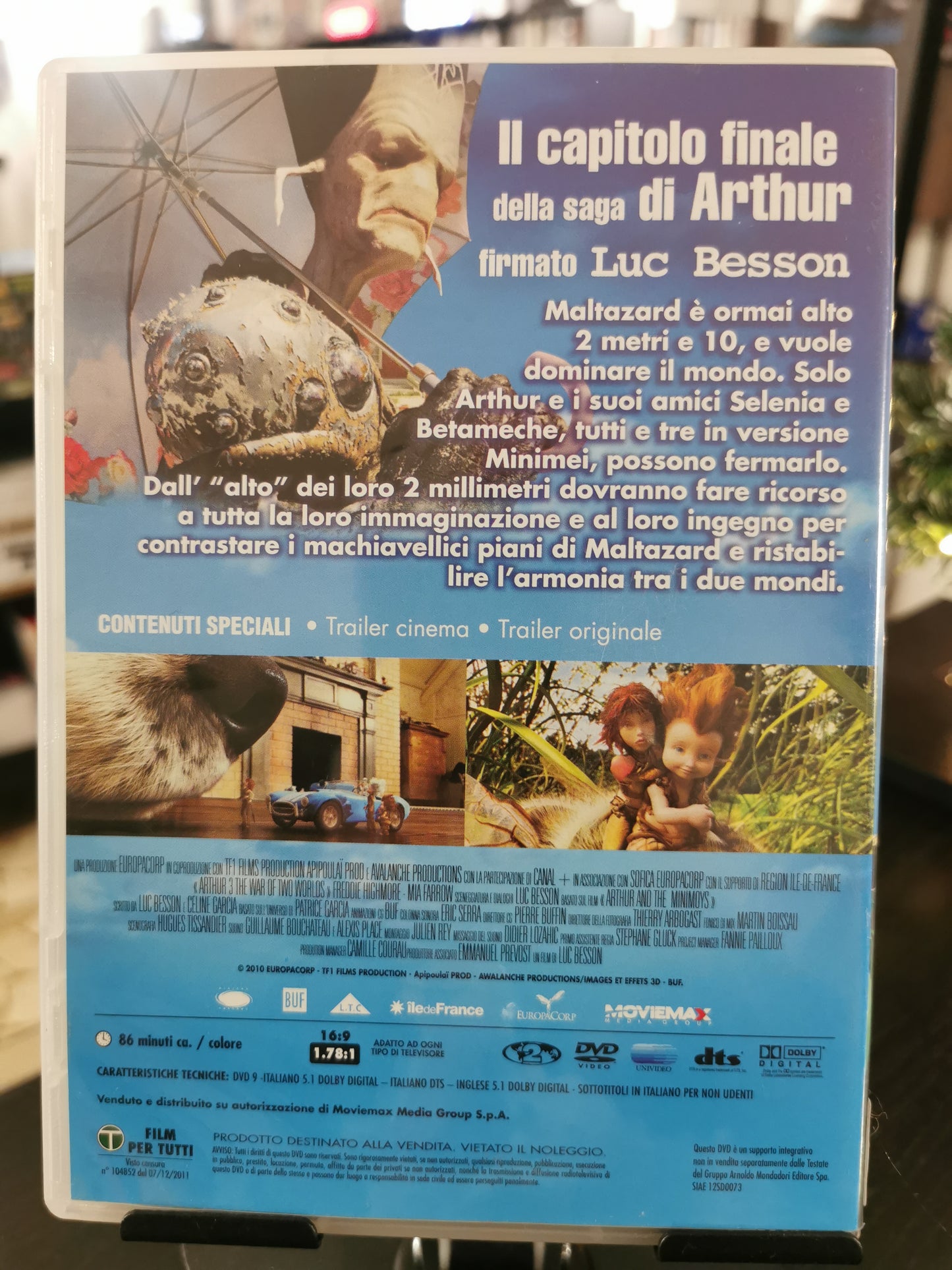 Arthur E La Guerra Dei Due Mondi (DVD)