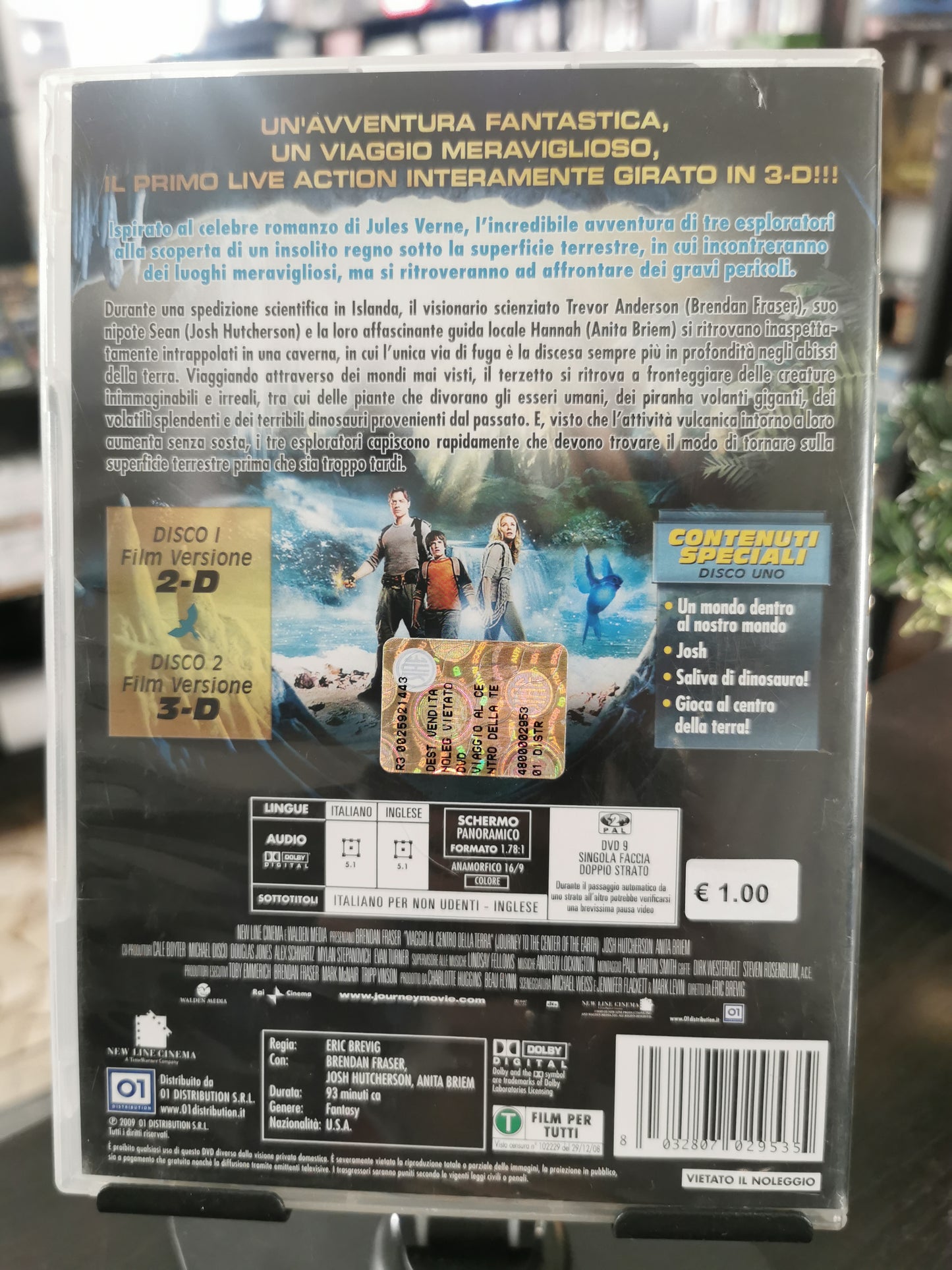 Viaggio al Centro della Terra [Edizione 2 dischi 2-D e 3-D] (DVD)