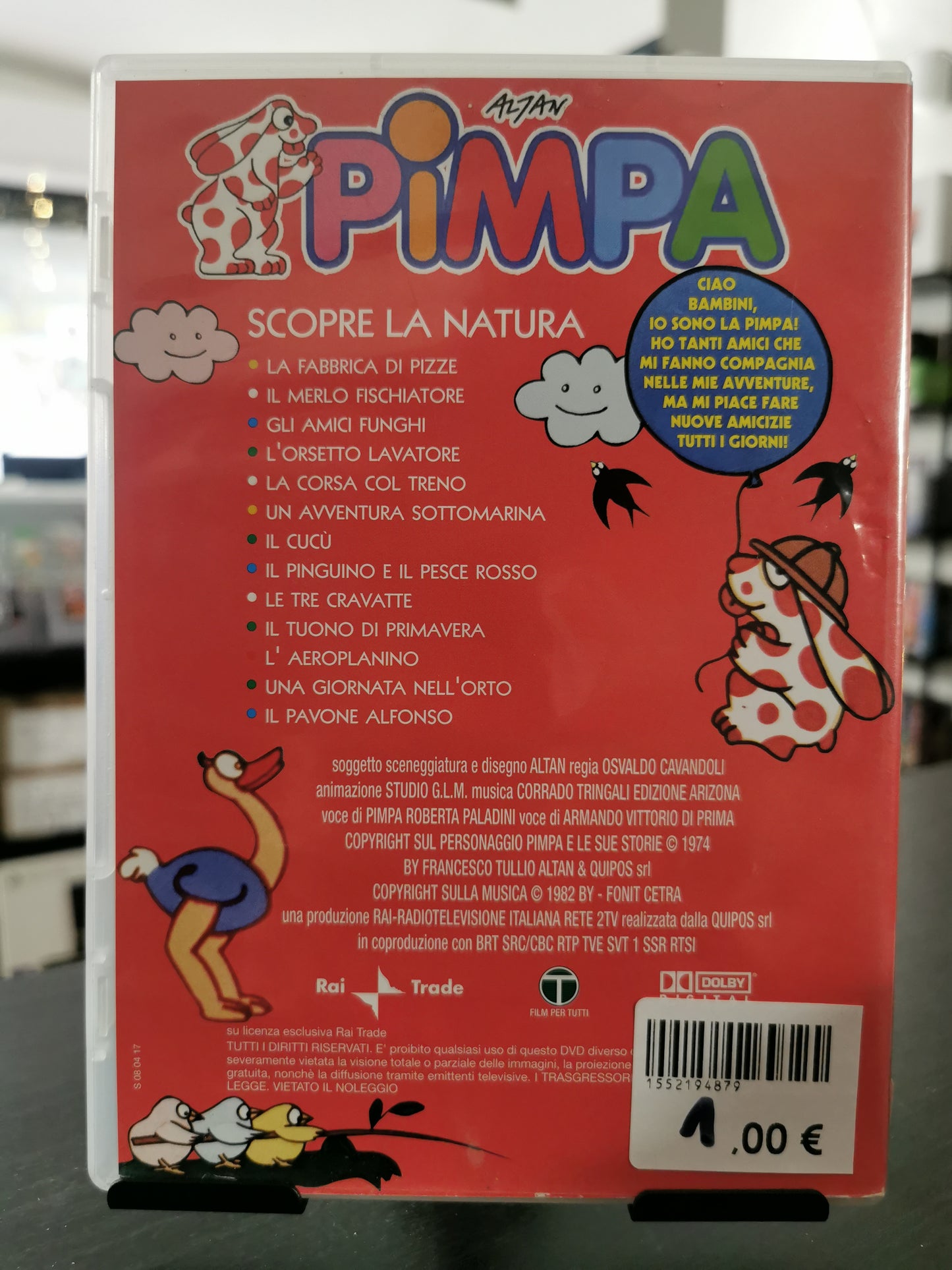 Pimpa Scopre La Natura (DVD)