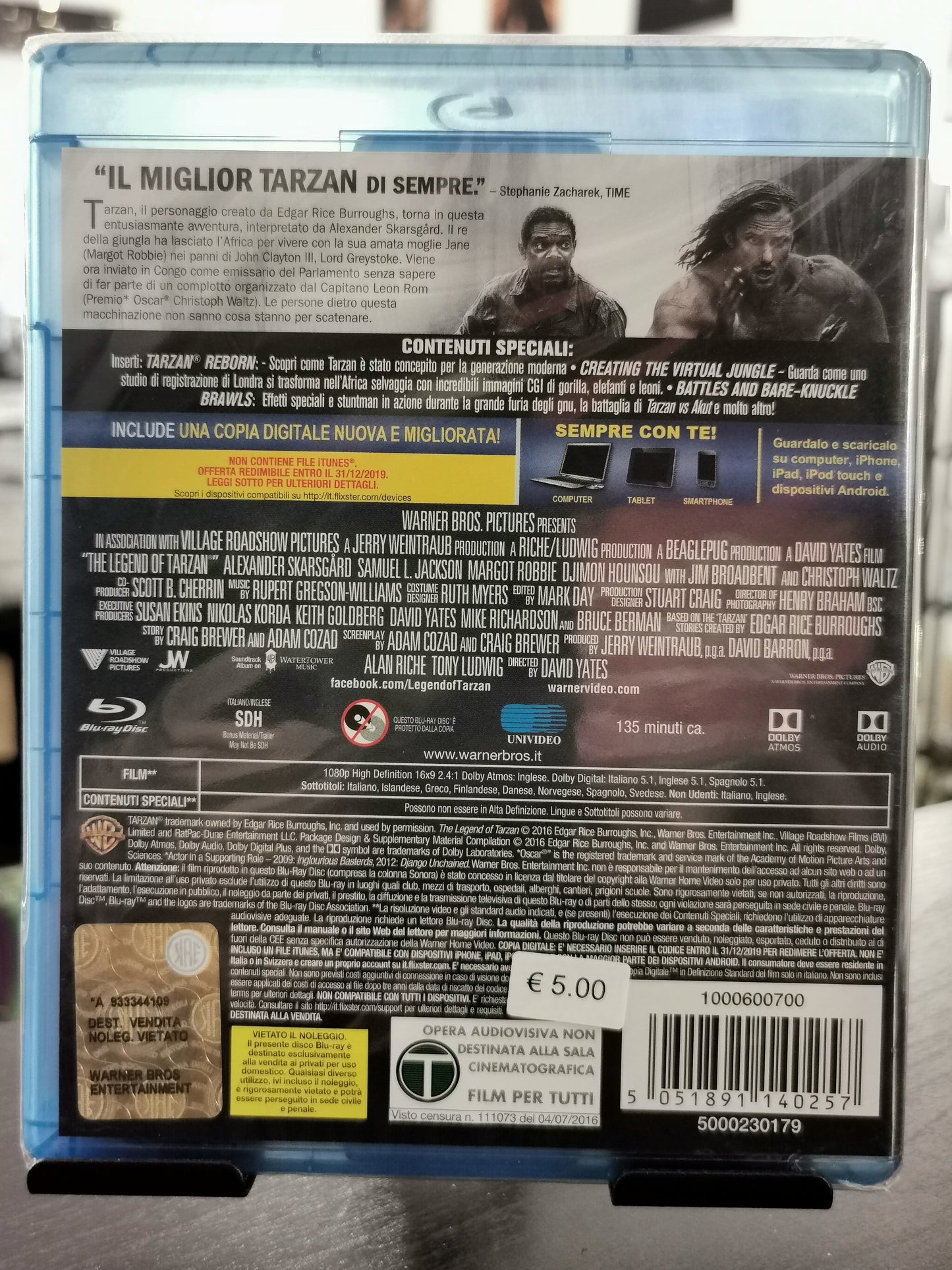 The Legend Of Tarzan (BR) *Nuovo