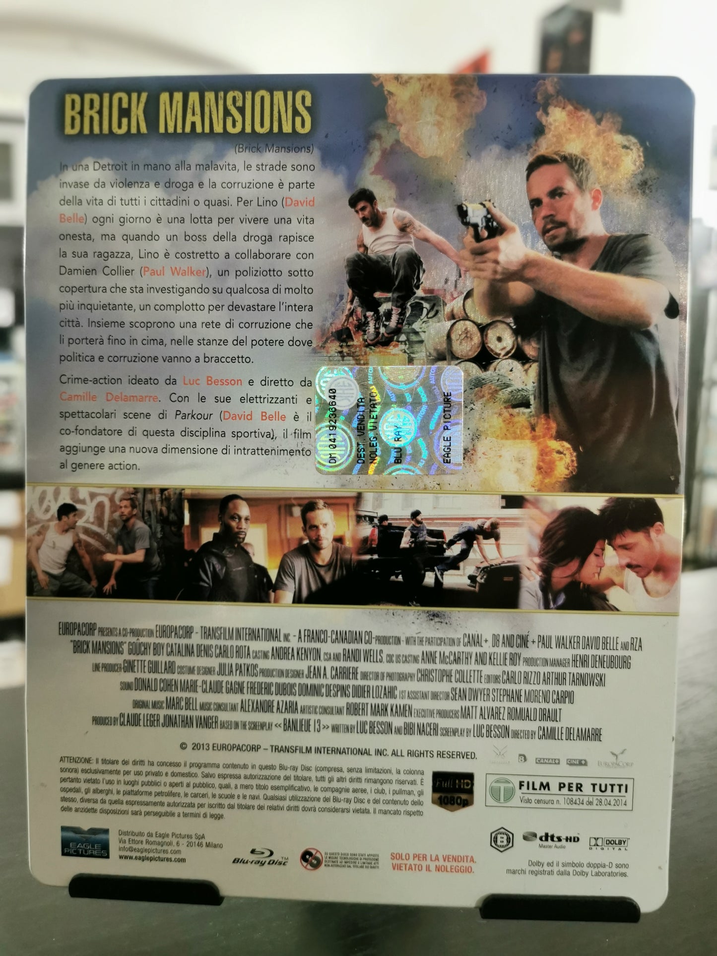 Brick Mansions [Steelbook Edition] (DVD)