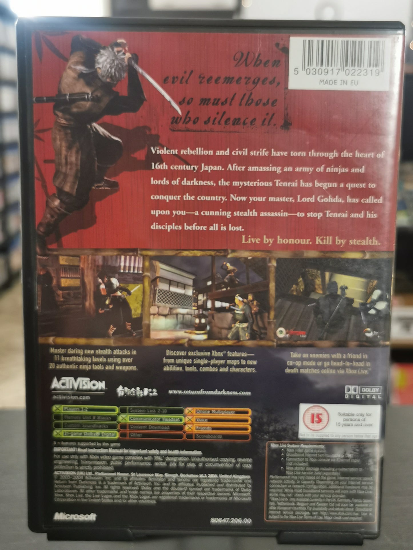Tenchu: Return From Darkness (Xbox)