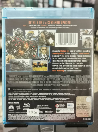 Transformers 4 – L’Era Dell’Estinzione  + Bonus Disc (BR)