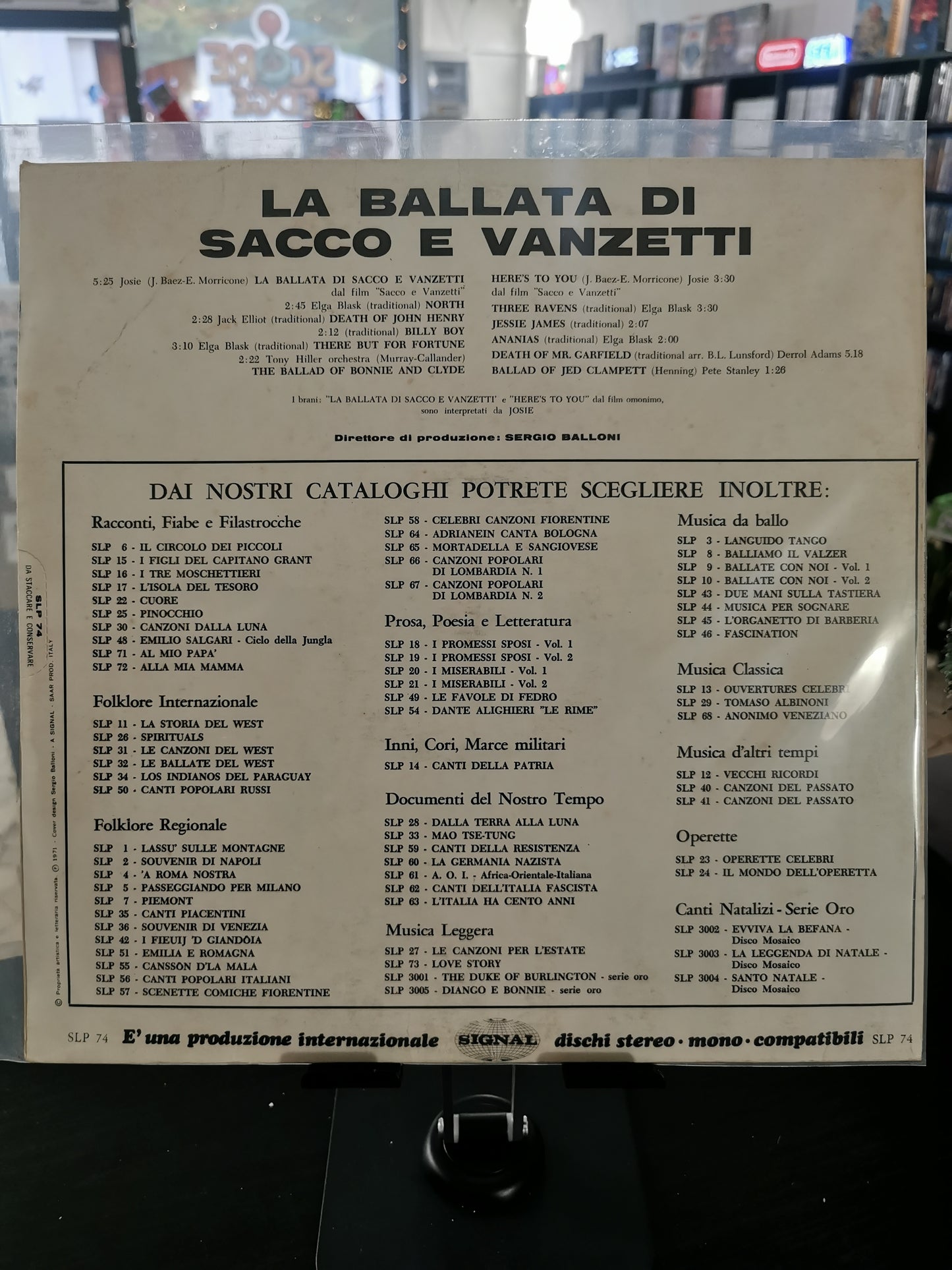 La Ballata di Sacco e Vanzetti – Colonna Sonora (LP)