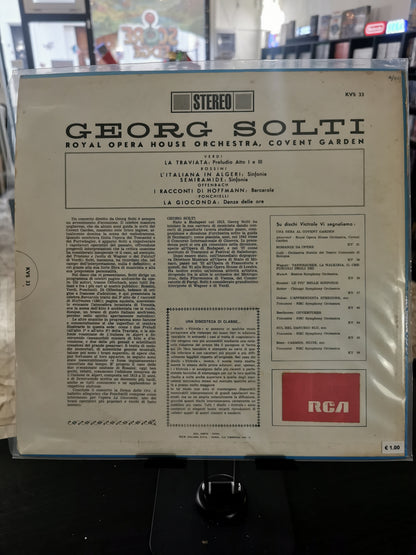 Georg Solti – Barcarola / Semiramide / L’Italiana in Algeri / Danza delle Ore / La Traviata (LP)
