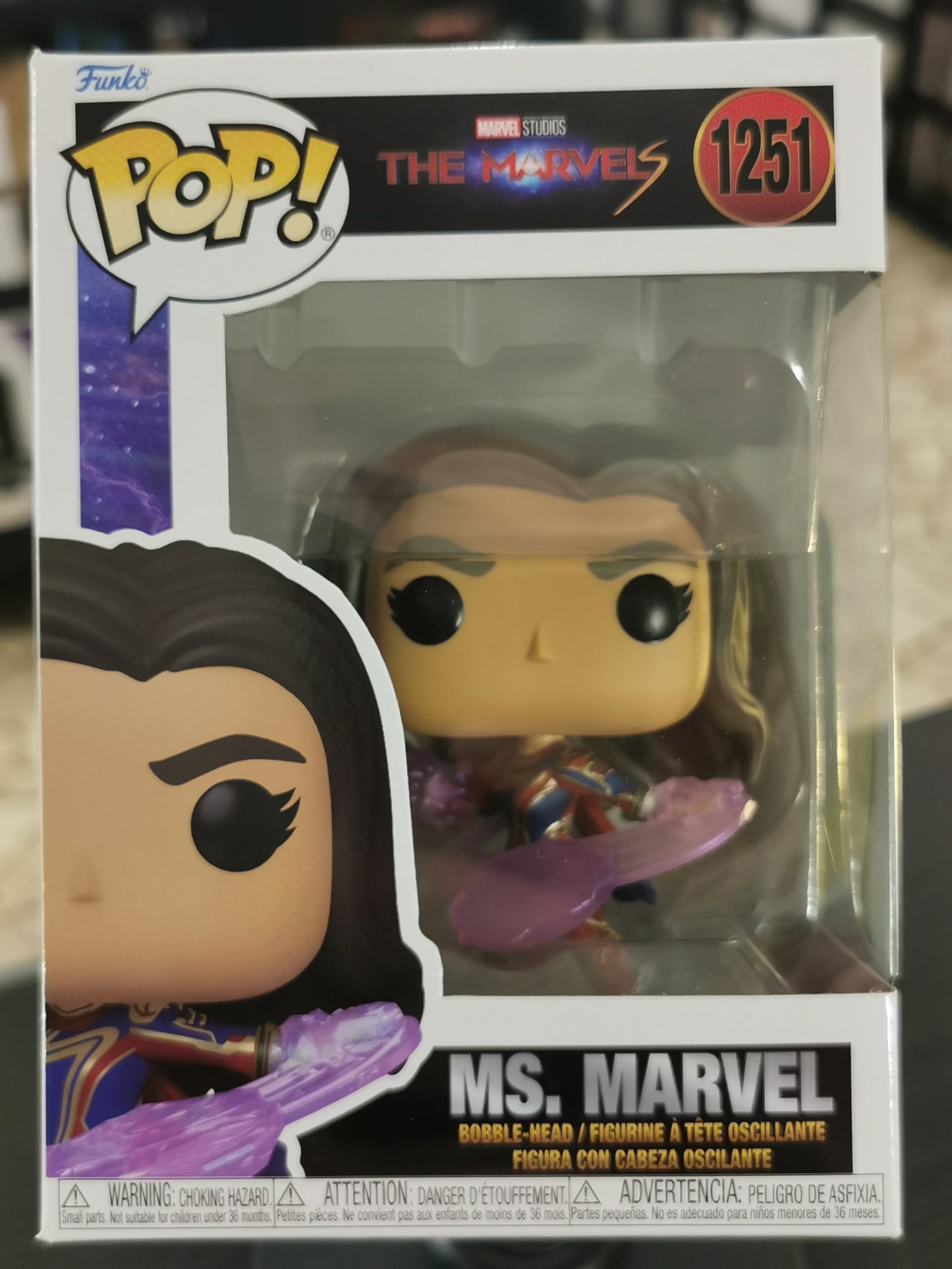 Funko Pop Ms. Marvel (The Marvels #1251)