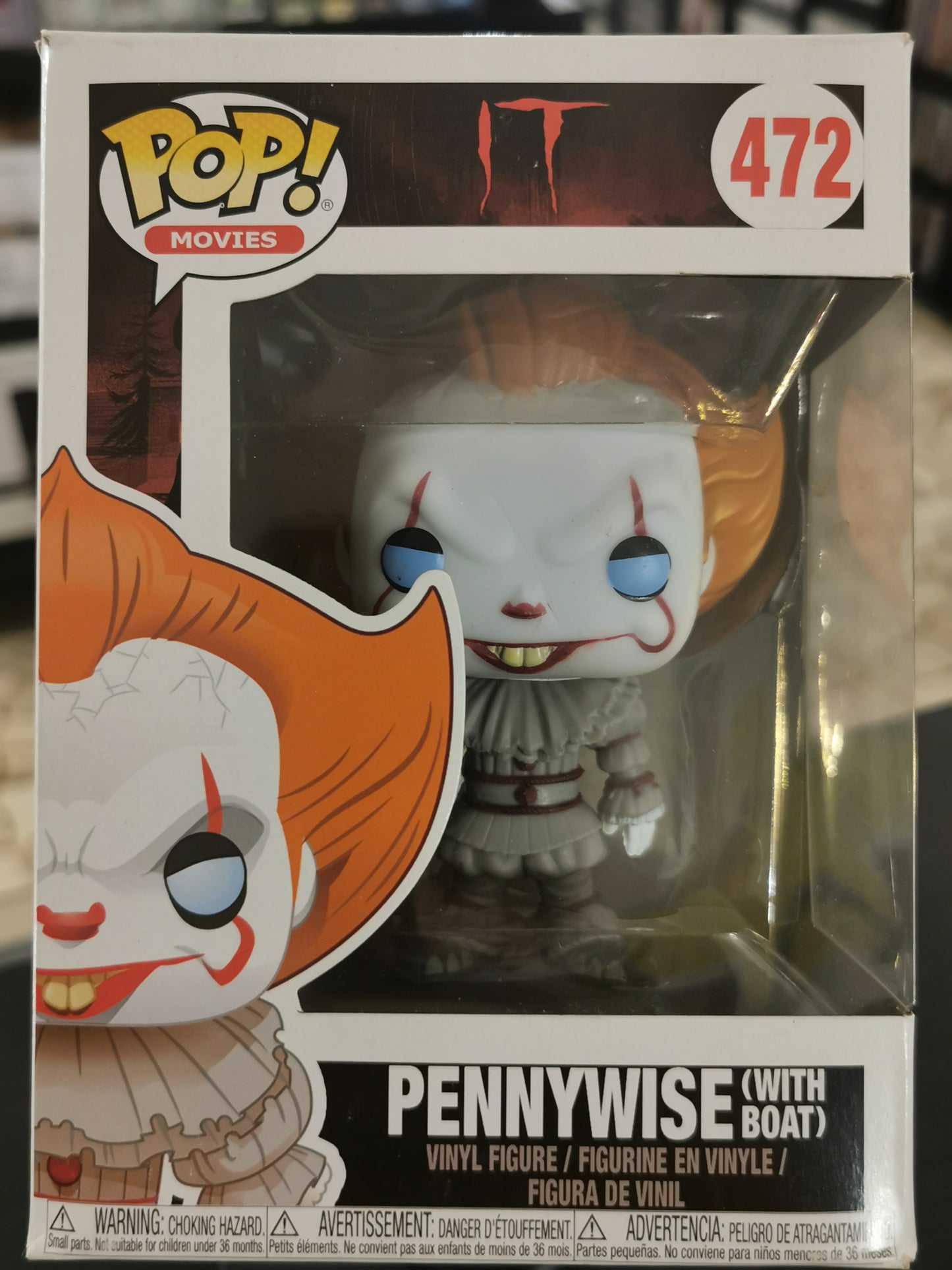Funko Pop Pennywise (With Boat) – IT #472