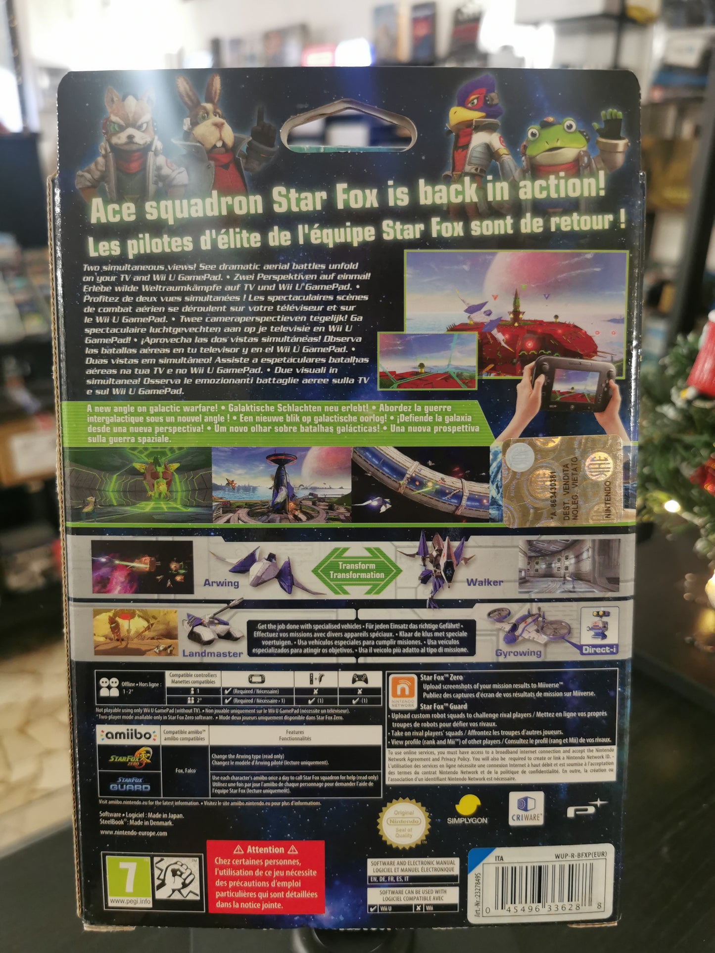 Star Fox Zero [First Print Edition] (Wii-U)