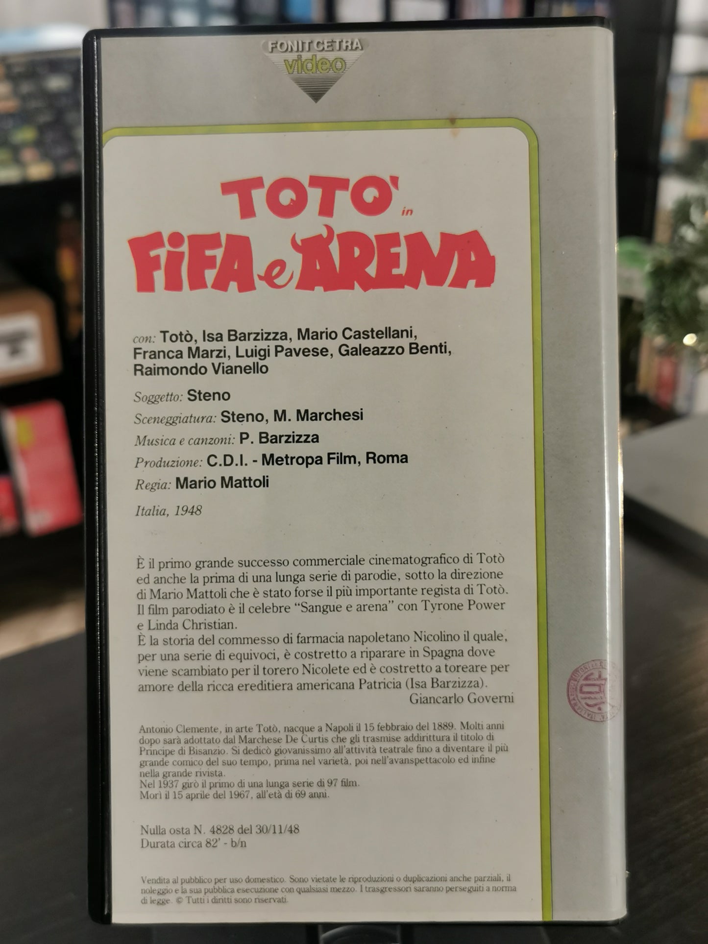 Totò Fifa e Arena (VHS)