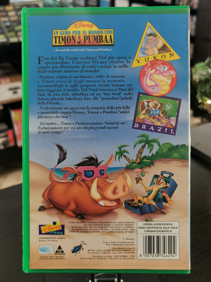 In Giro Per Il Mondo Con Timon E Pumbaa (VHS)