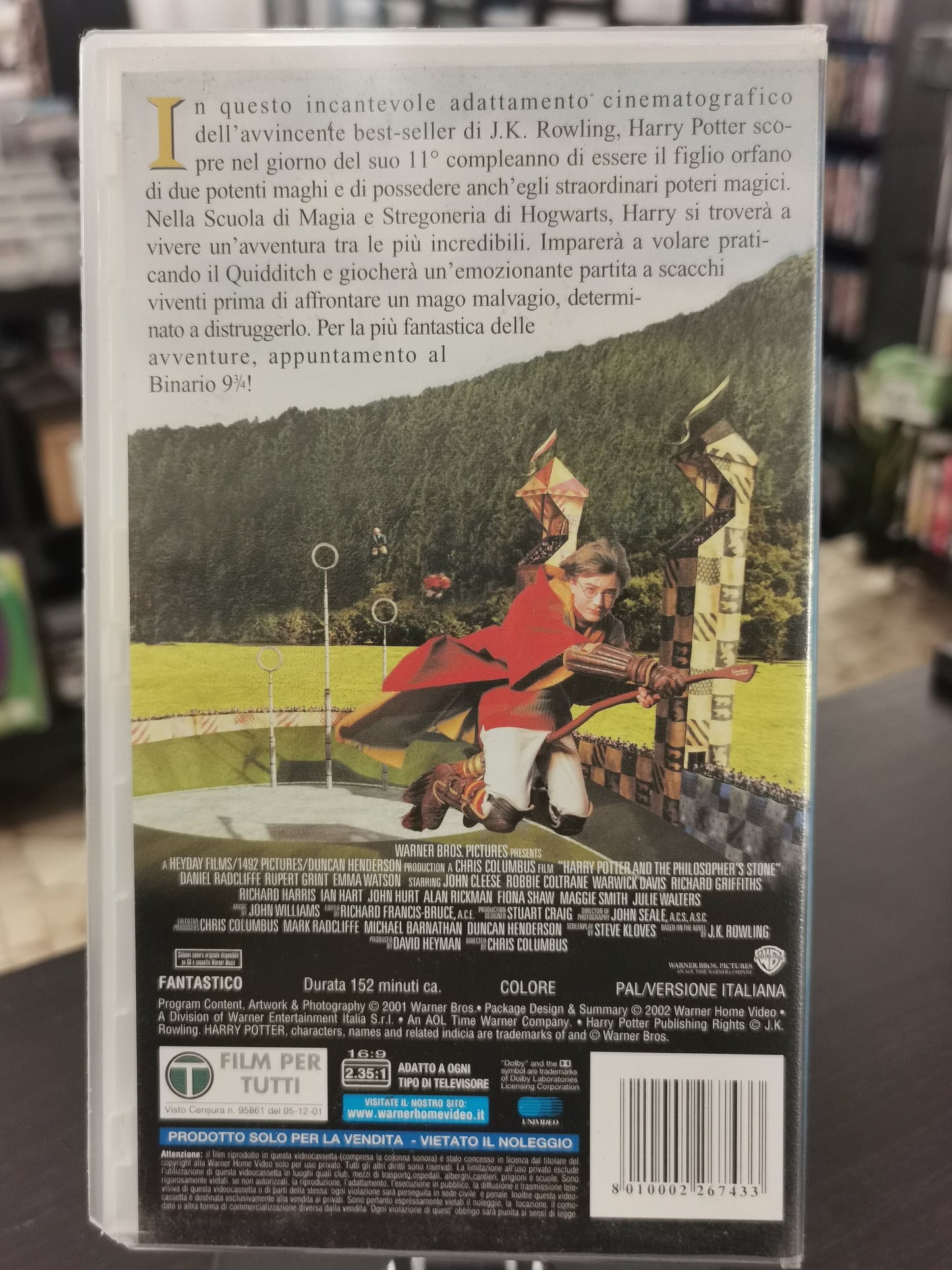 Harry Potter E La Pietra Filosofale (VHS)