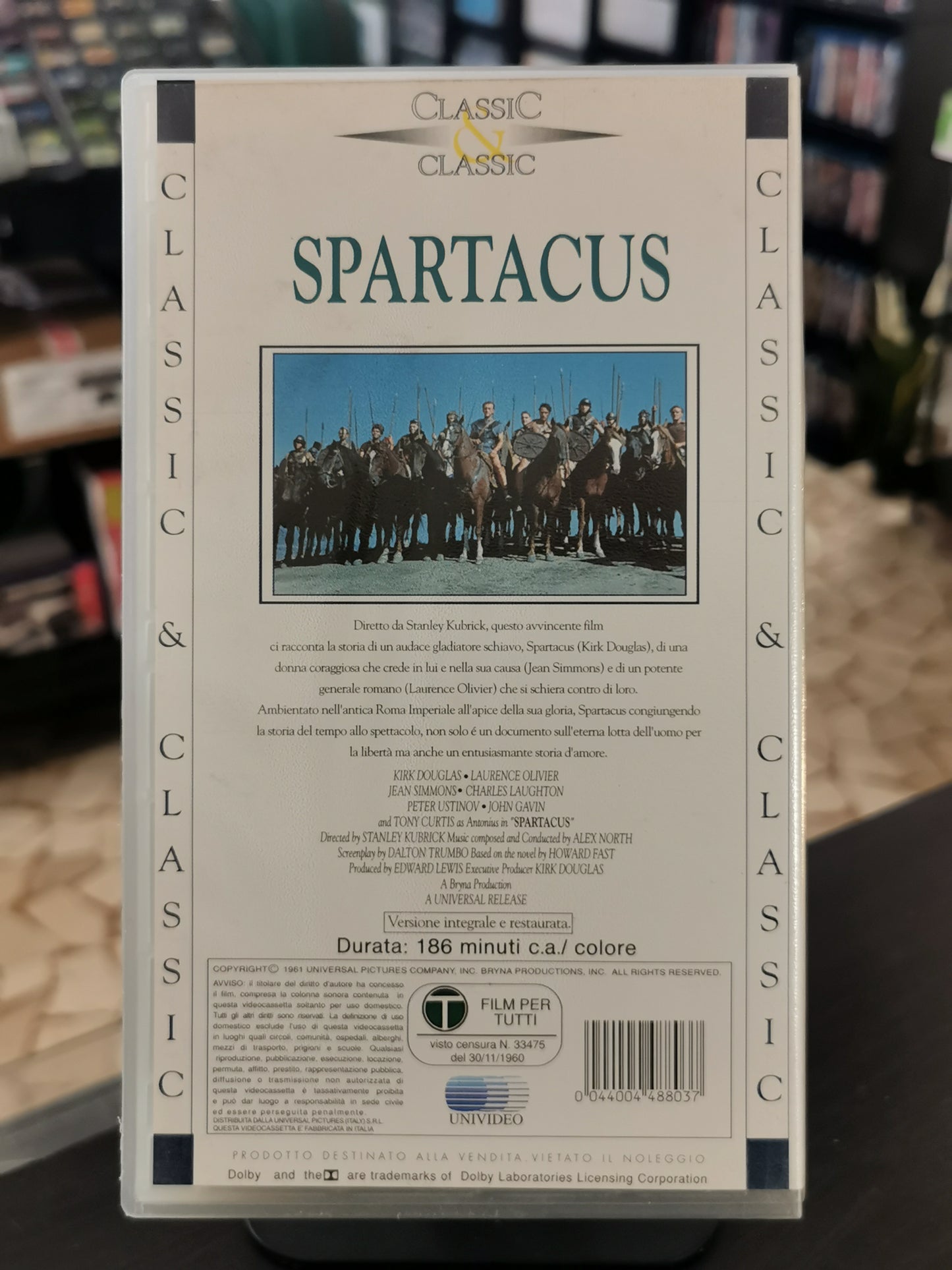 Spartacus (VHS) – DOPPIO NASTRO