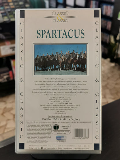 Spartacus (VHS) – DOPPIO NASTRO