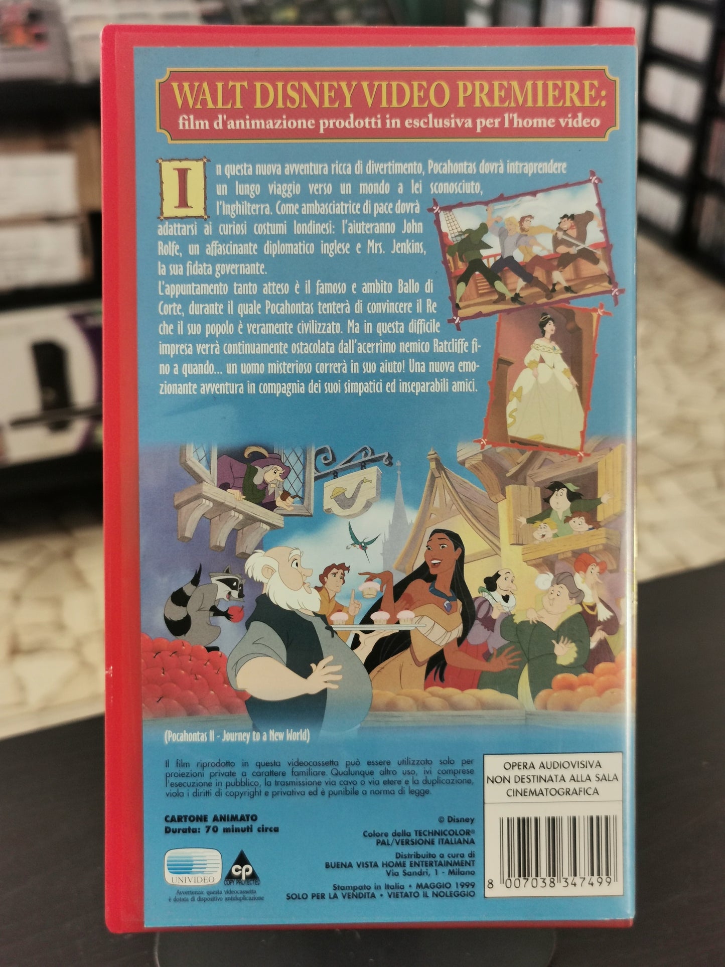 Pocahontas II – Viaggio Nel Nuovo Mondo (VHS)