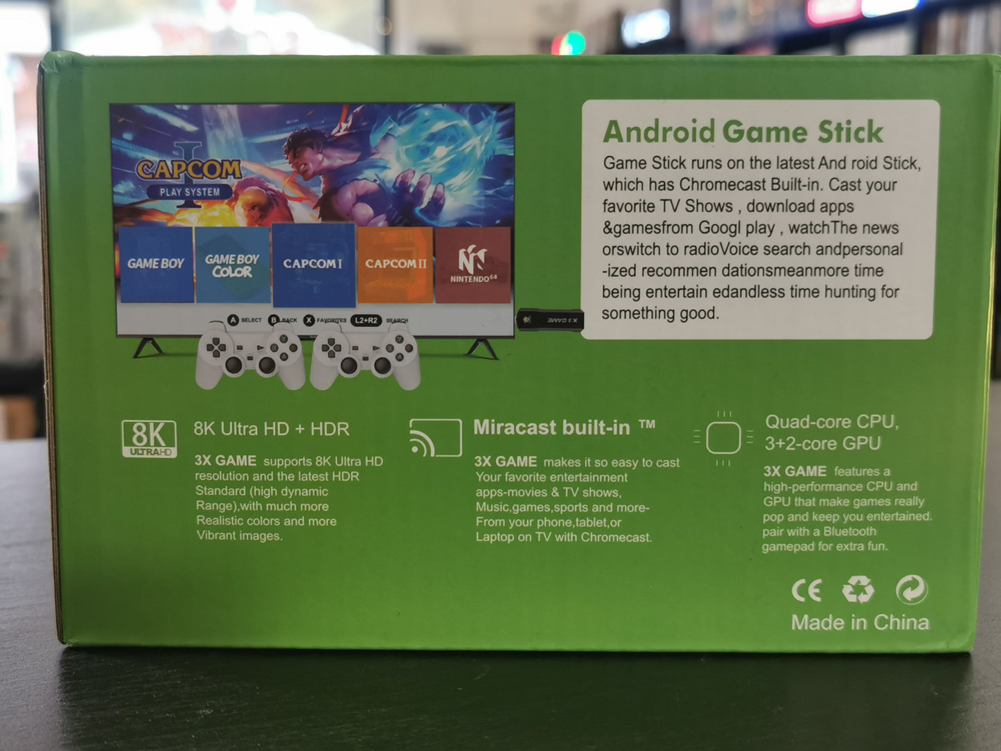 X3 Game – Android Game Stick (Console)