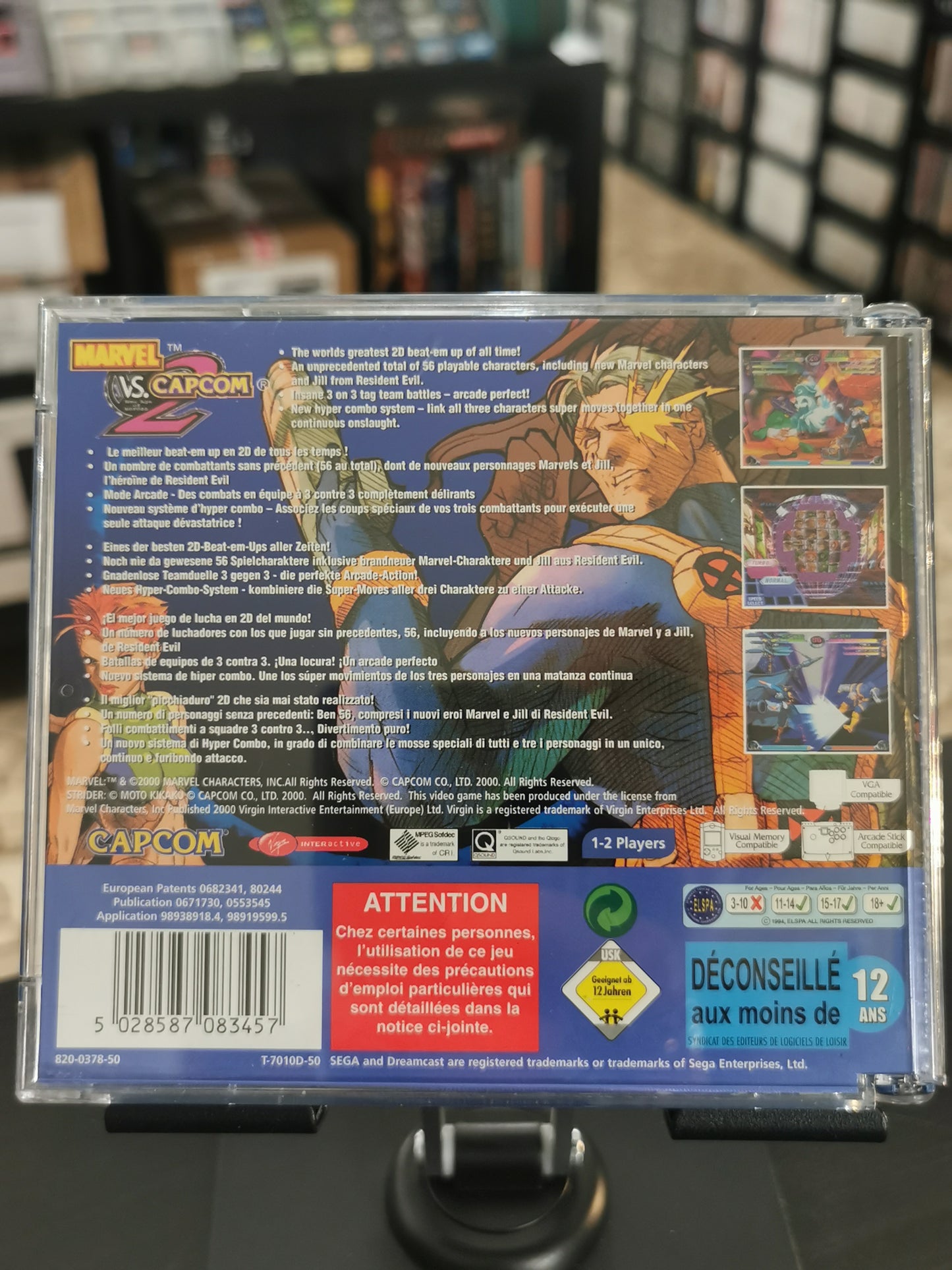 Marvel vs. Capcom 2: New Age of Heroes (Dreamcast)
