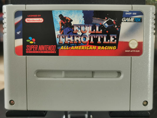 Full Throttle: All-American Racing (SNES) *loose