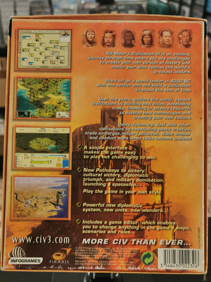 Sid Meier’s Civilization III – Big Box (PC) *UK