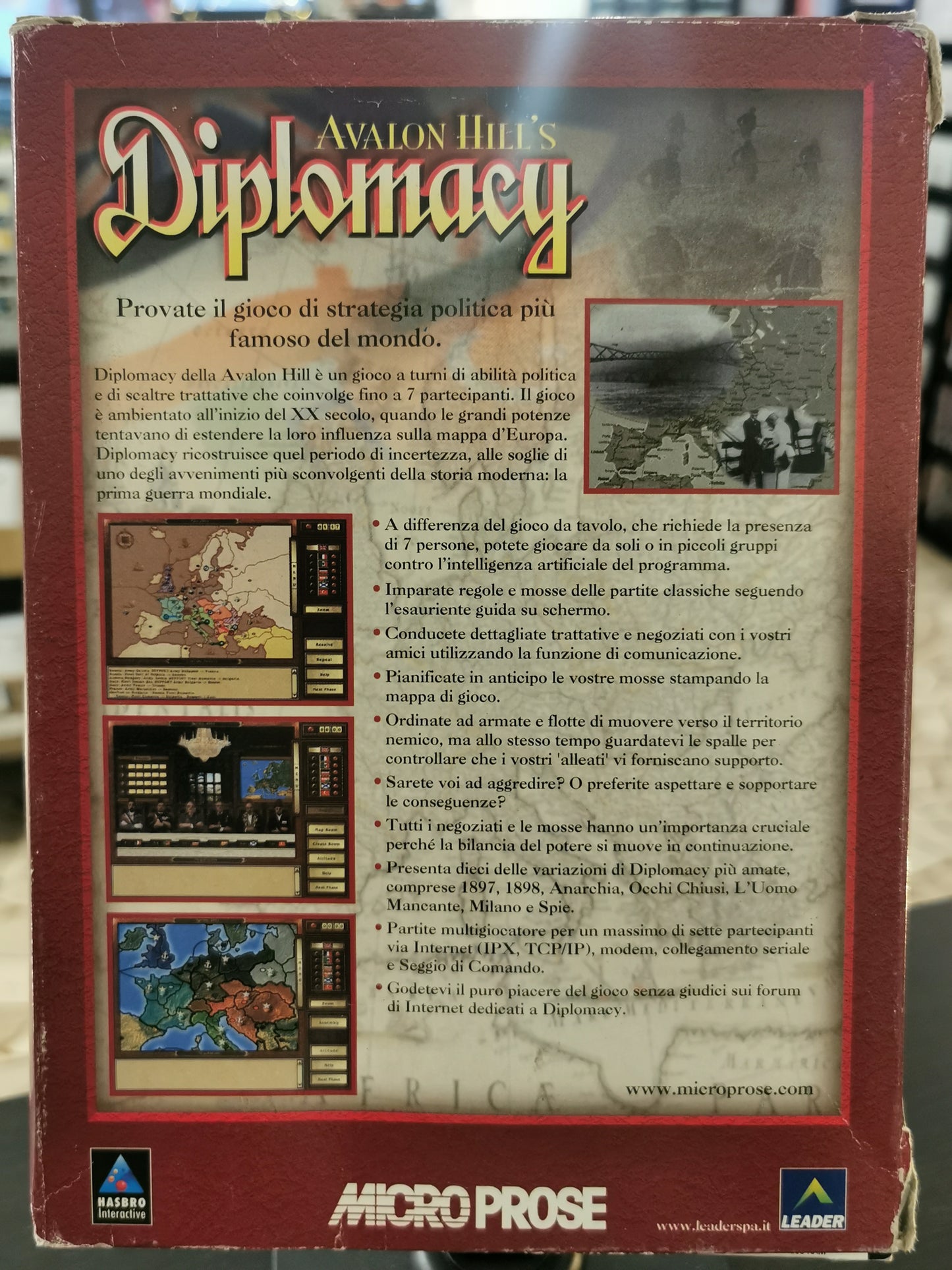 Avalon Hill’s Diplomacy (PC)