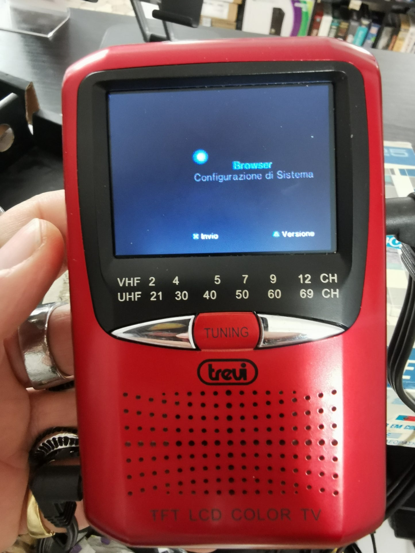 Trevi TVC 2525 – TV Portatile 2,5" TFT (TV)