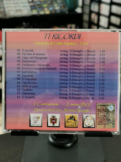 Ti Ricordi – Antologia di Canti Popolari Vol. 3 (CD)