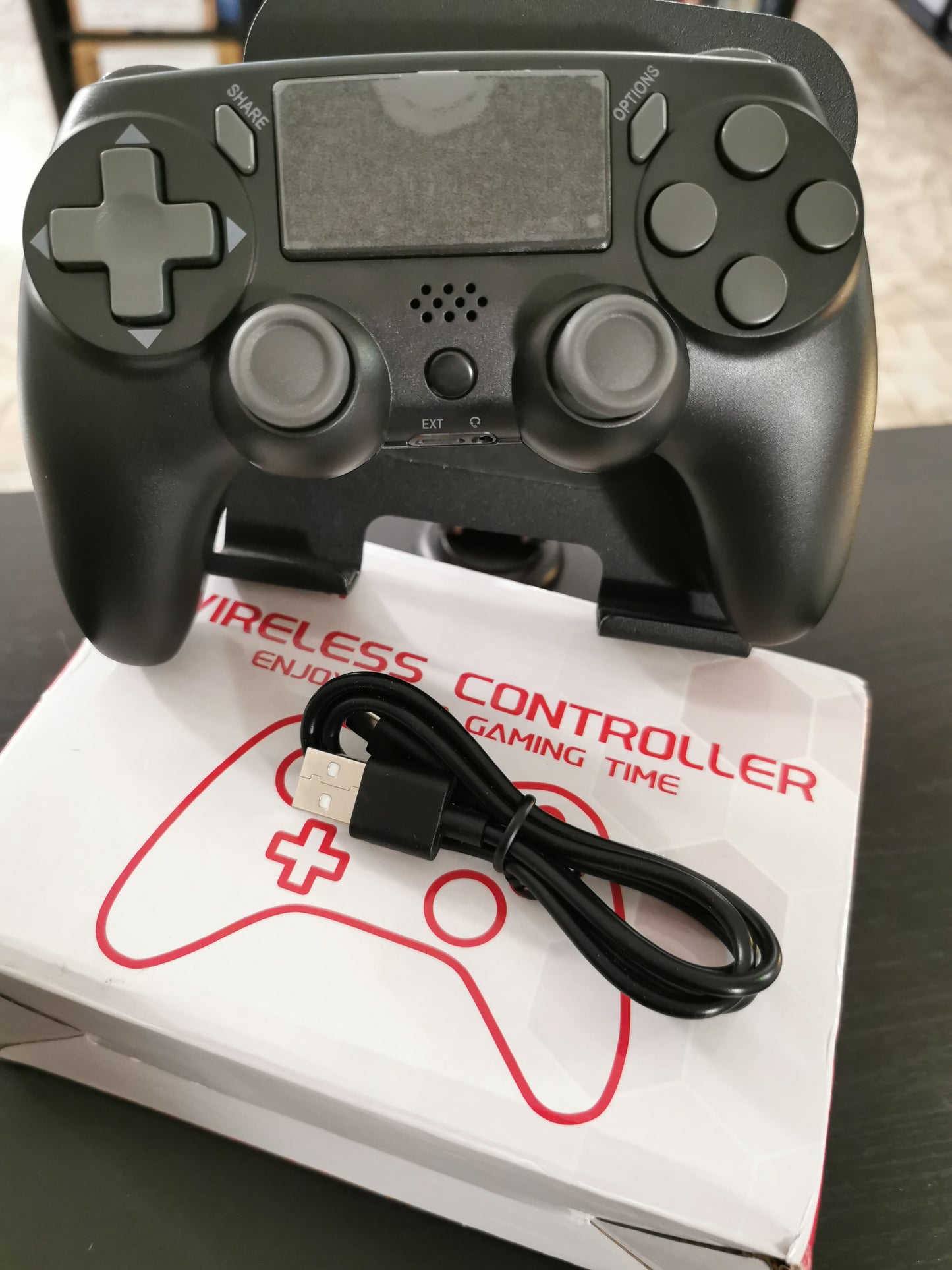 Controller Wireless con Touchpad PS4, PS3, PC – Nero (Accessori) *Nuovo